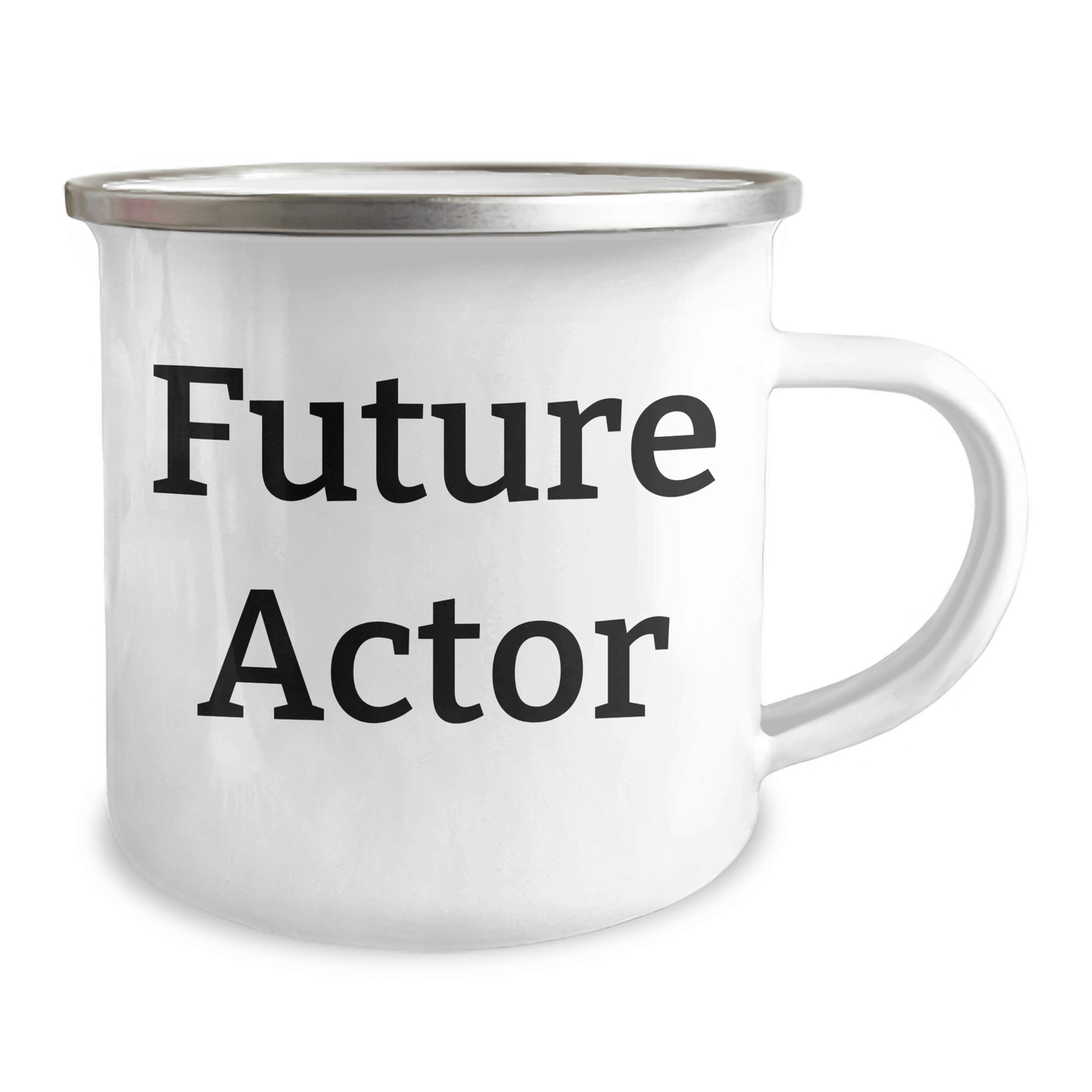 Actor's Inspirational Quote Funny Gifts from Friends for Future Actor Graduation Unique Camping Mugs, 12 oz Stainless Steel with Enamel Finish - The Buy Boom