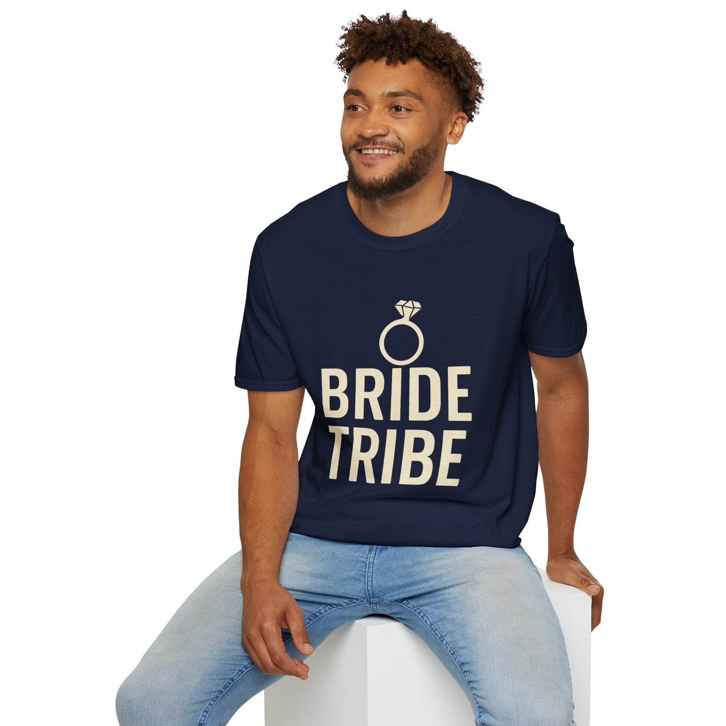 Bride Tribe T-Shirt – Unisex Wedding Party Tee | Bachelorette or Bridal Shower Gift | Softstyle Engagement Apparel - The Buy Boom