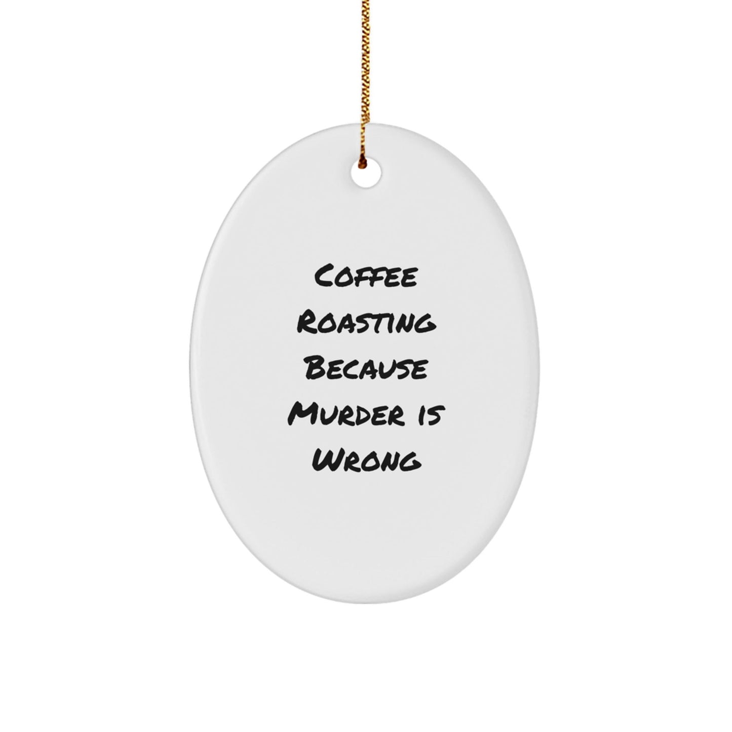 Coffee Roasting Oval Ornament Gifts from Family, Friends, or Coworkers for Christmas - The Buy Boom