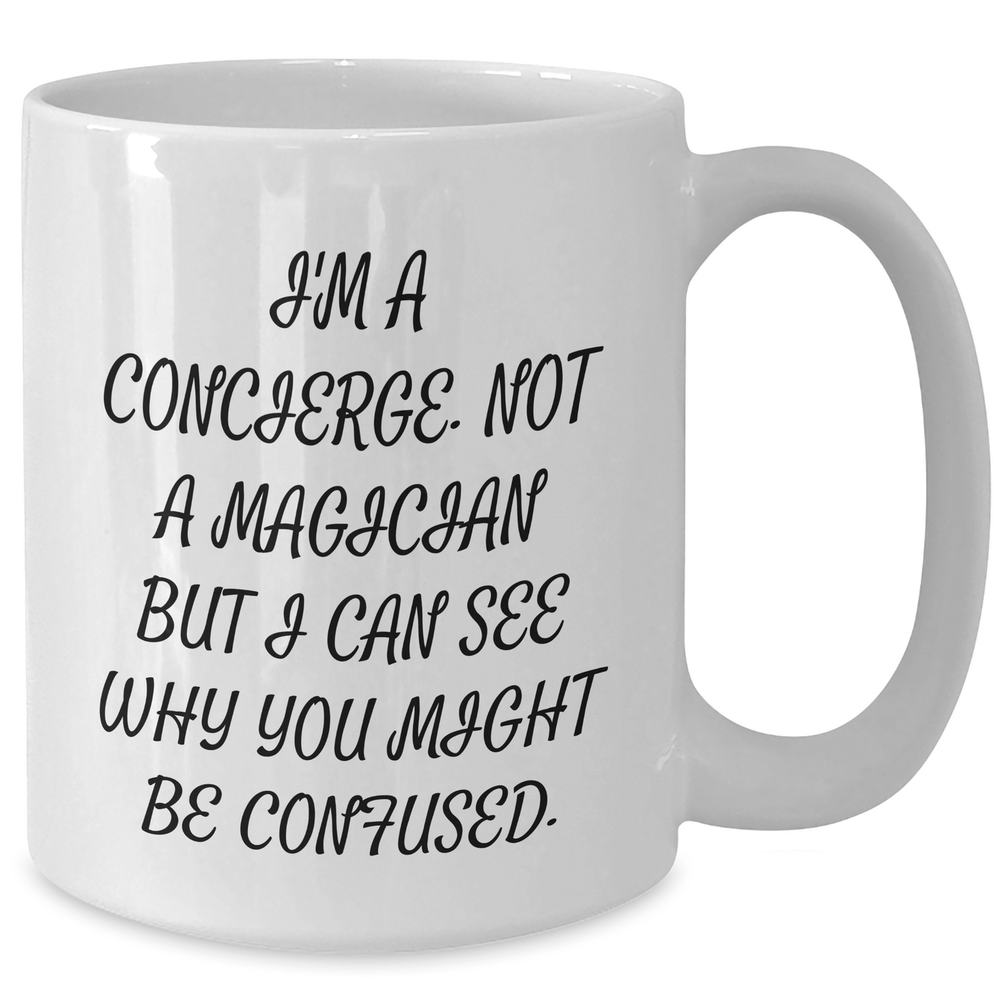 Concierge Gifts from Friends for Men - White Coffee Mug with a Funny Quote, Perfect for Father's Day - The Buy Boom