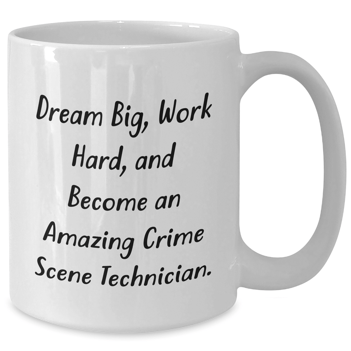 Crime Scene Technician Gifts, Inspirational Quote, White Coffee Mug, Gifts from Friends, Perfect for Crime Scene Technician Graduation, Become an Amazing Crime Scene Technician, 11oz or 15oz Capacity - The Buy Boom
