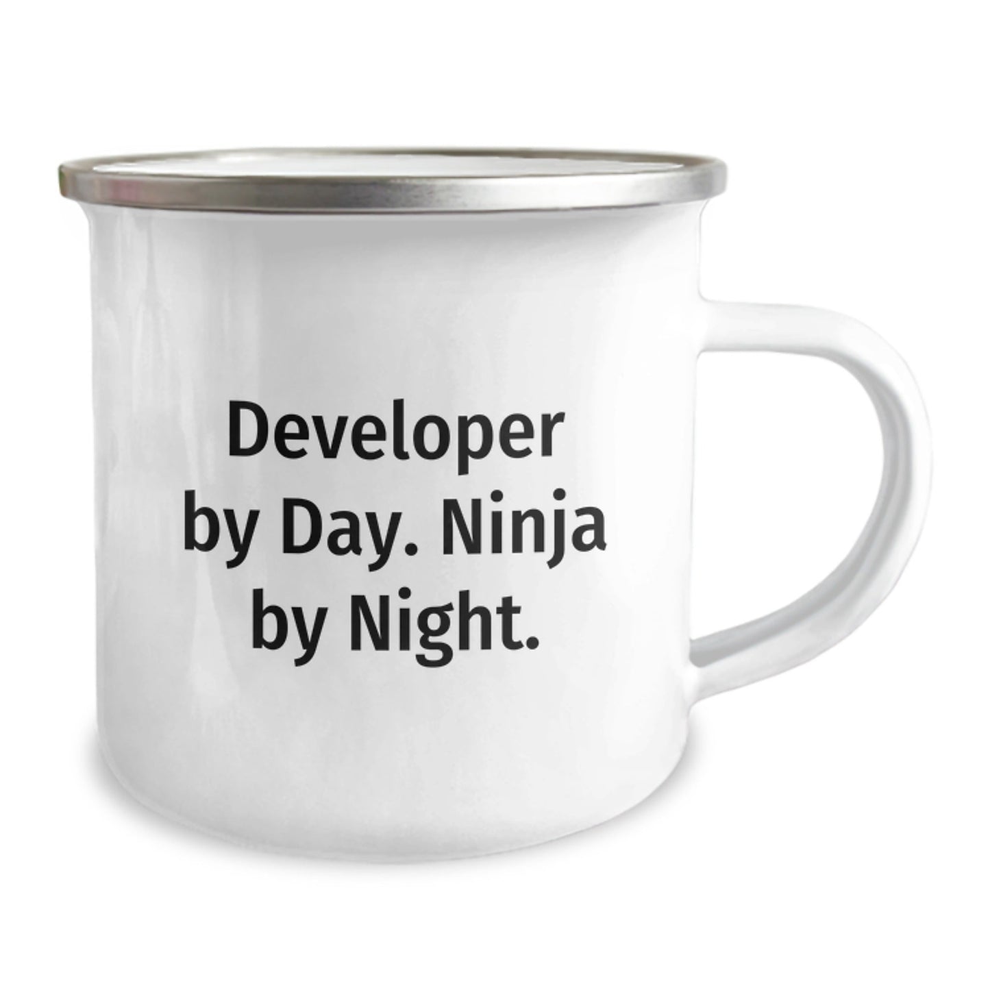 Developer Gifts By Day, Ninja By Night, Funny Camping Mug for Men, Women, Friends, Coworkers, Family - Graduation Unique Gifts from Friends, Coworkers, Family - The Buy Boom