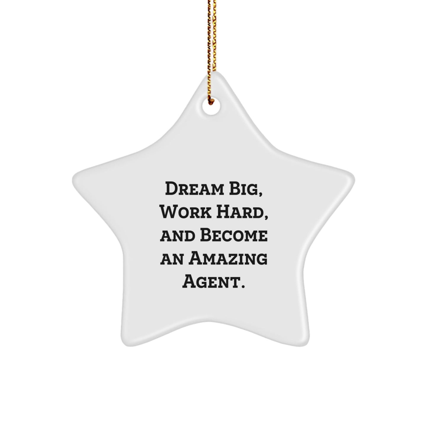 Funny Agent Star Ornament Gifts from Men Friends for Christmas Unique Presents - The Buy Boom