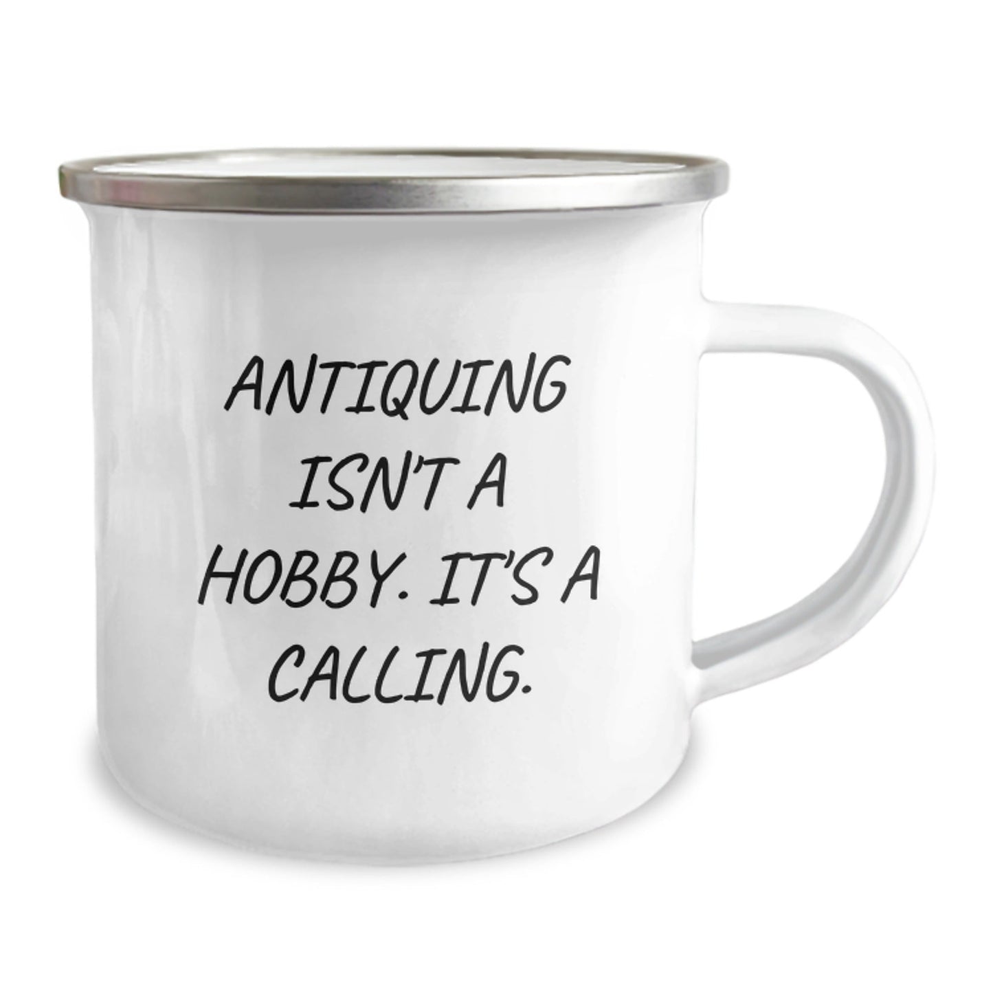 Funny Antiquing Christmas Unique Gifts from Friends - Camping Mug with Inspirational Quote - The Buy Boom