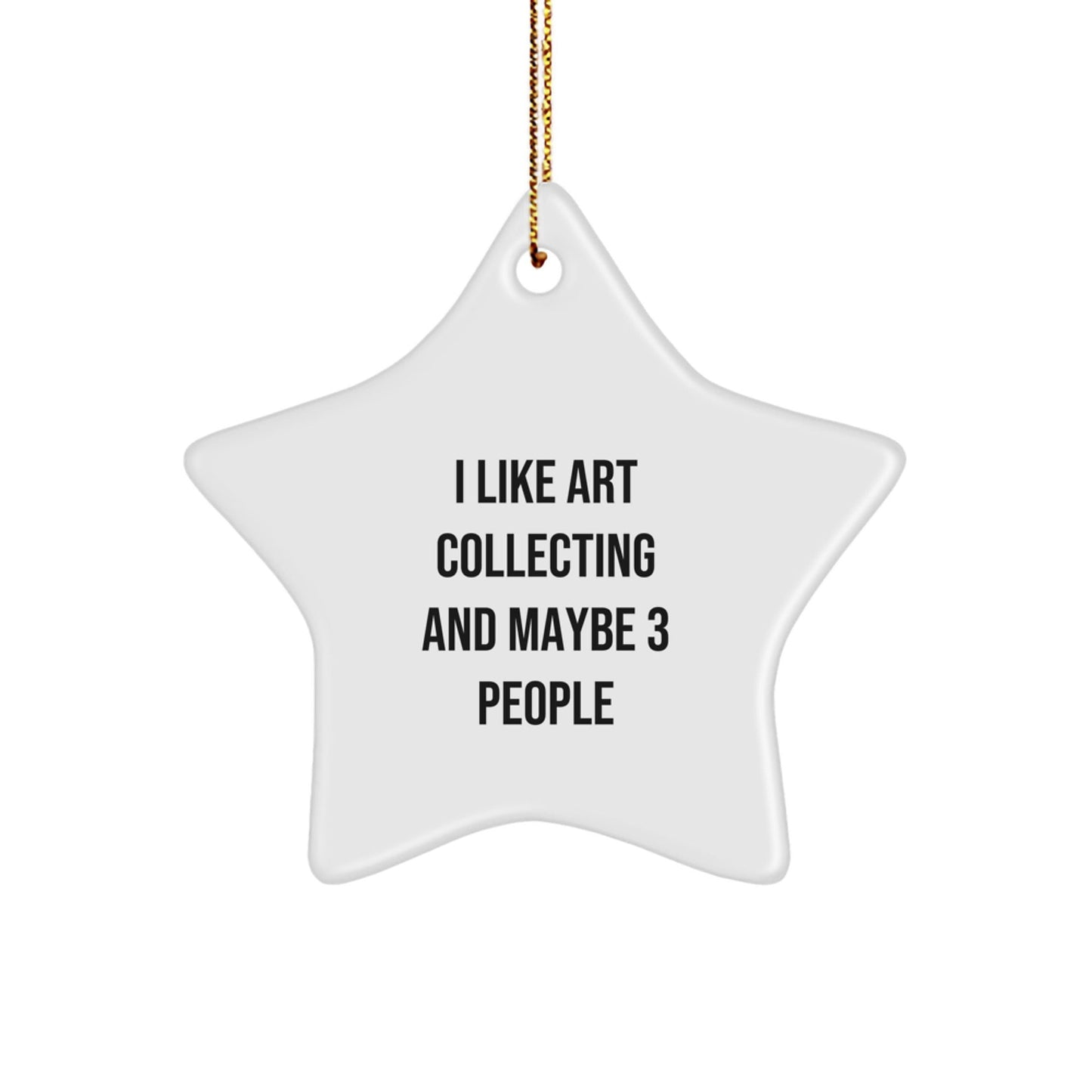 Funny Art Collecting Gifts for Friends and Family - Star Ornament for Christmas - The Buy Boom