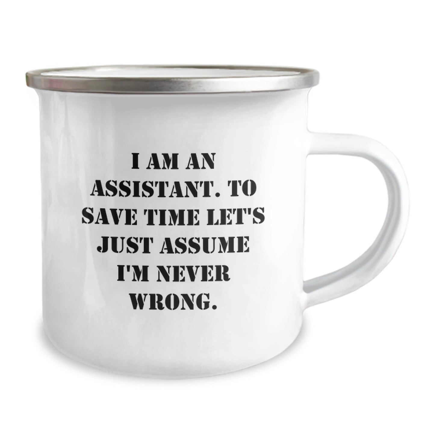 Funny Assistant Gifts for Friends from Men, Christmas Unique Camping Mug with I Am An Assistant Quote - The Buy Boom