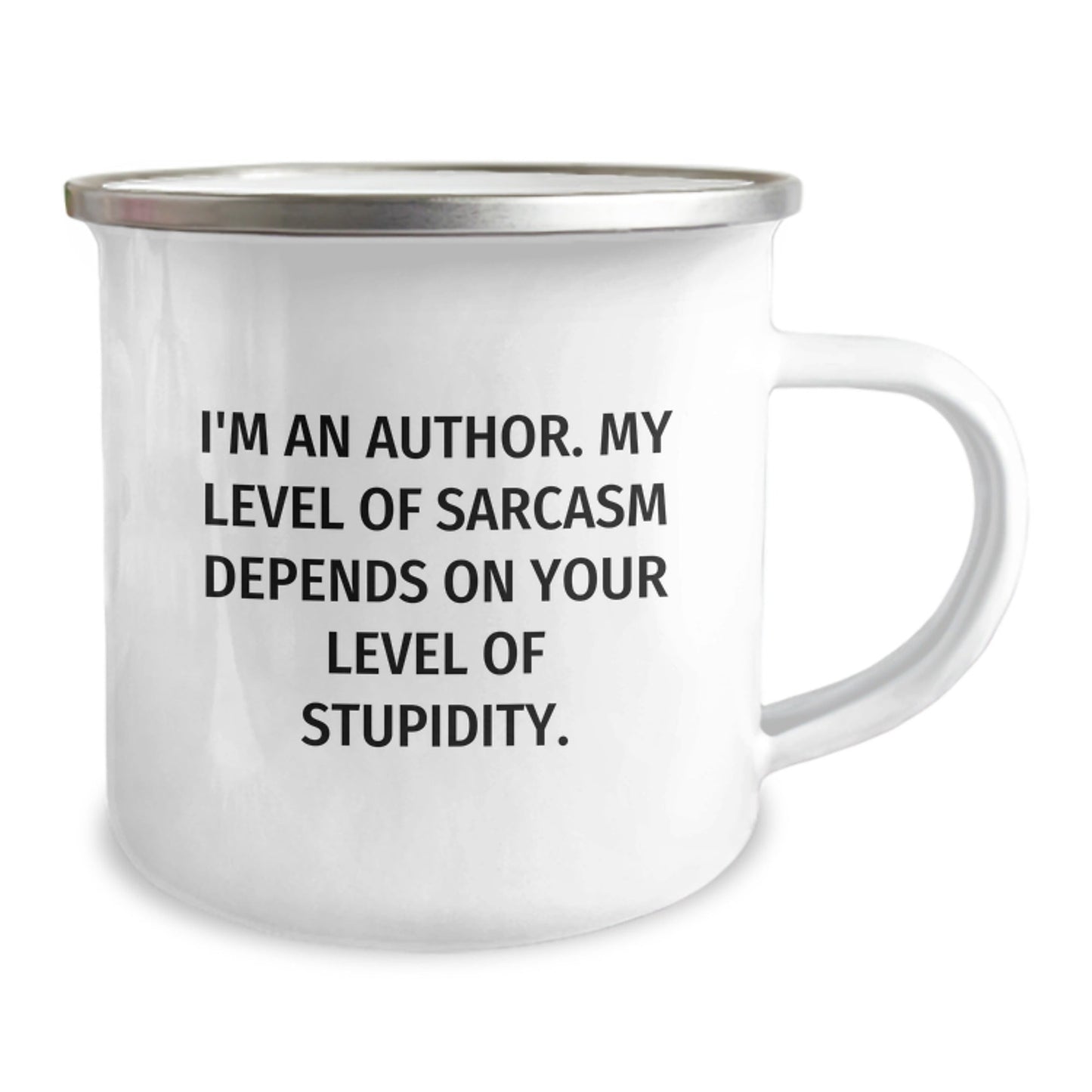 Funny Author Gifts from Friends for Men, Unique Christmas Unique Gifts for Author, Camping Mug for Author - The Buy Boom