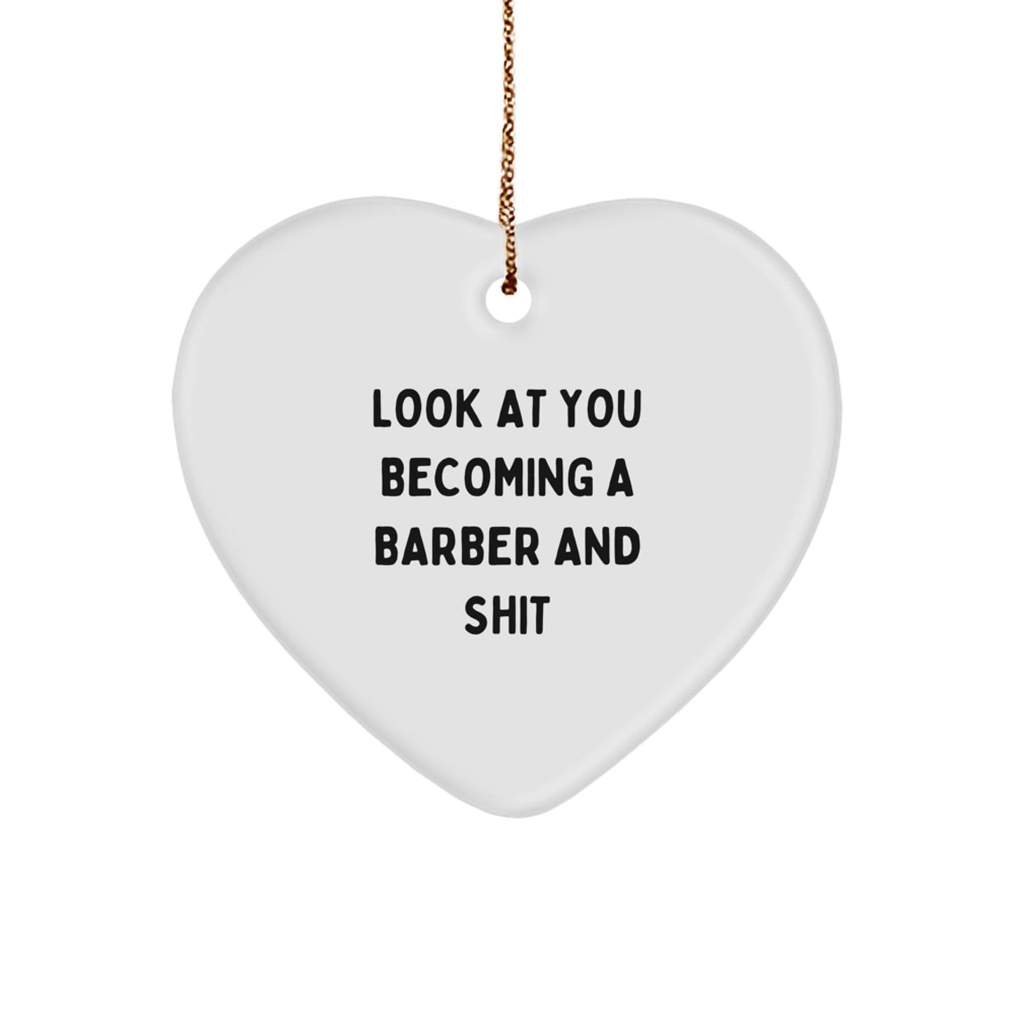 Funny Barber Heart Ornament Gifts from Friends for Men on Christmas Unique Presents - The Buy Boom