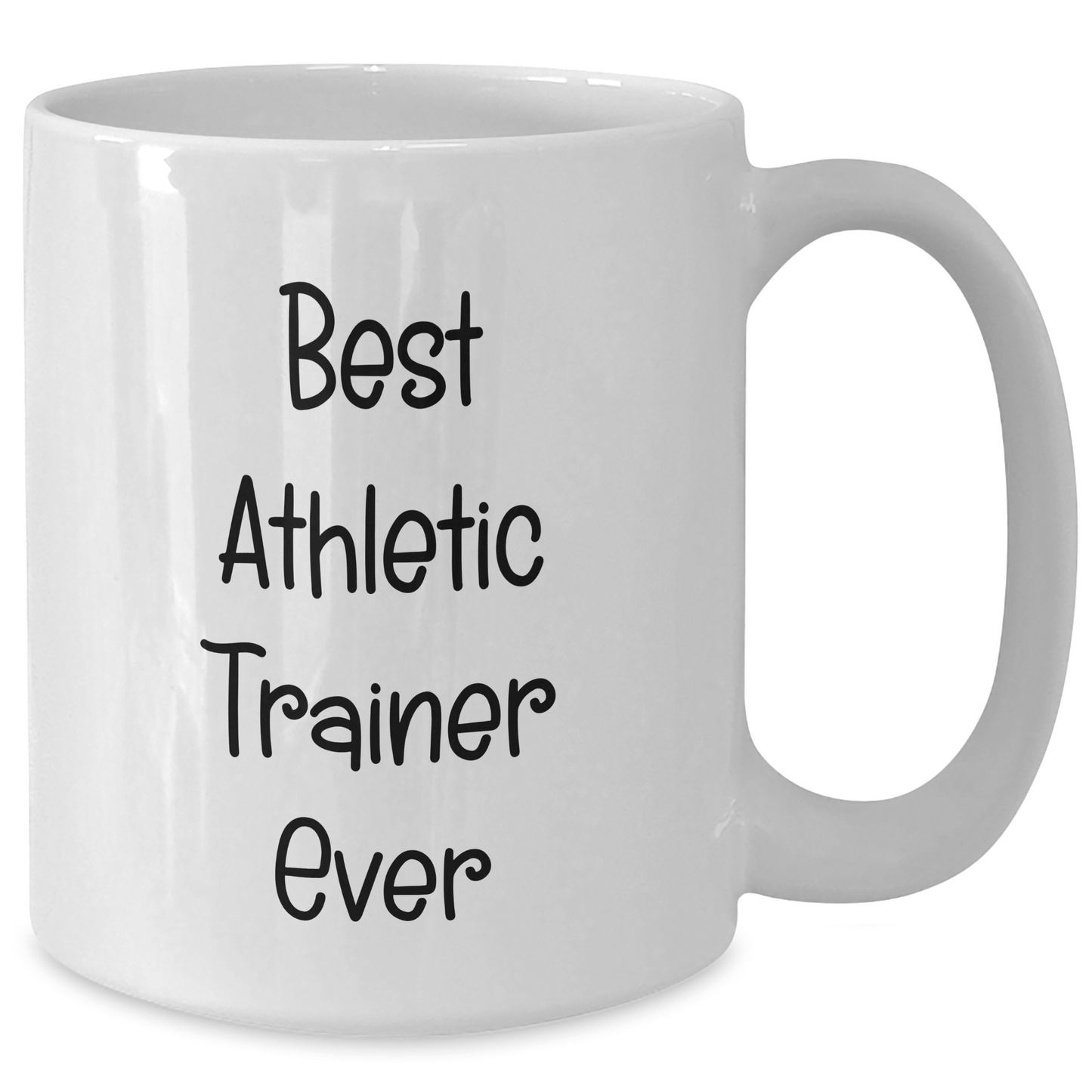 Funny Best Athletic Trainer Ever Gifts for Men from Friends Unique White Coffee Mug for Graduation - The Buy Boom