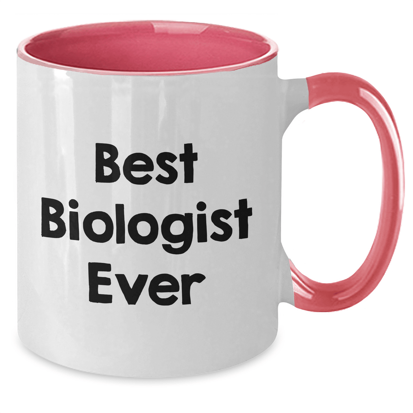 Funny Biologist Gifts - Best Biologist Ever Quote Two Tone Coffee Mug for Graduation, Gifts from Friends, Family, Coworkers to Biologists - The Buy Boom