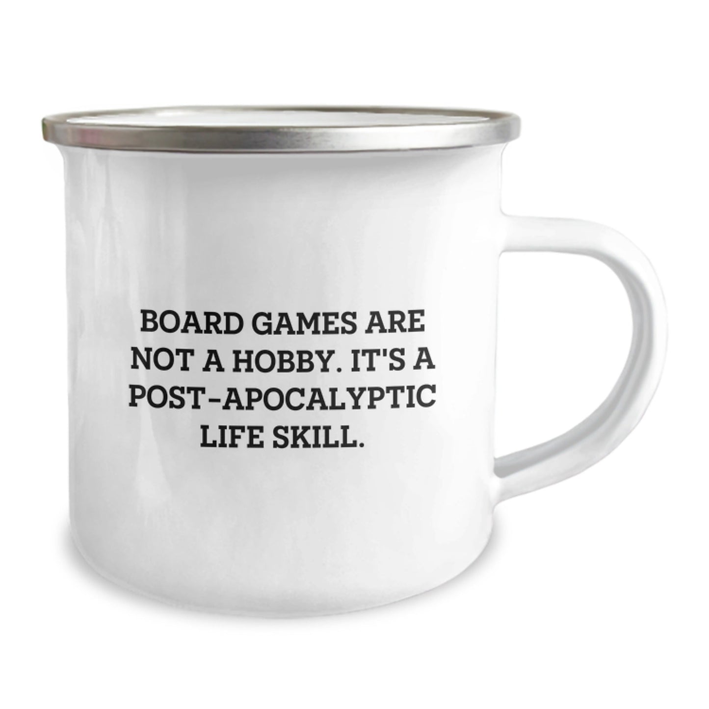 Funny Board Games Gifts from Friends - Camping Mug for Graduation - 'Board Games Are Not A Hobby' - The Buy Boom
