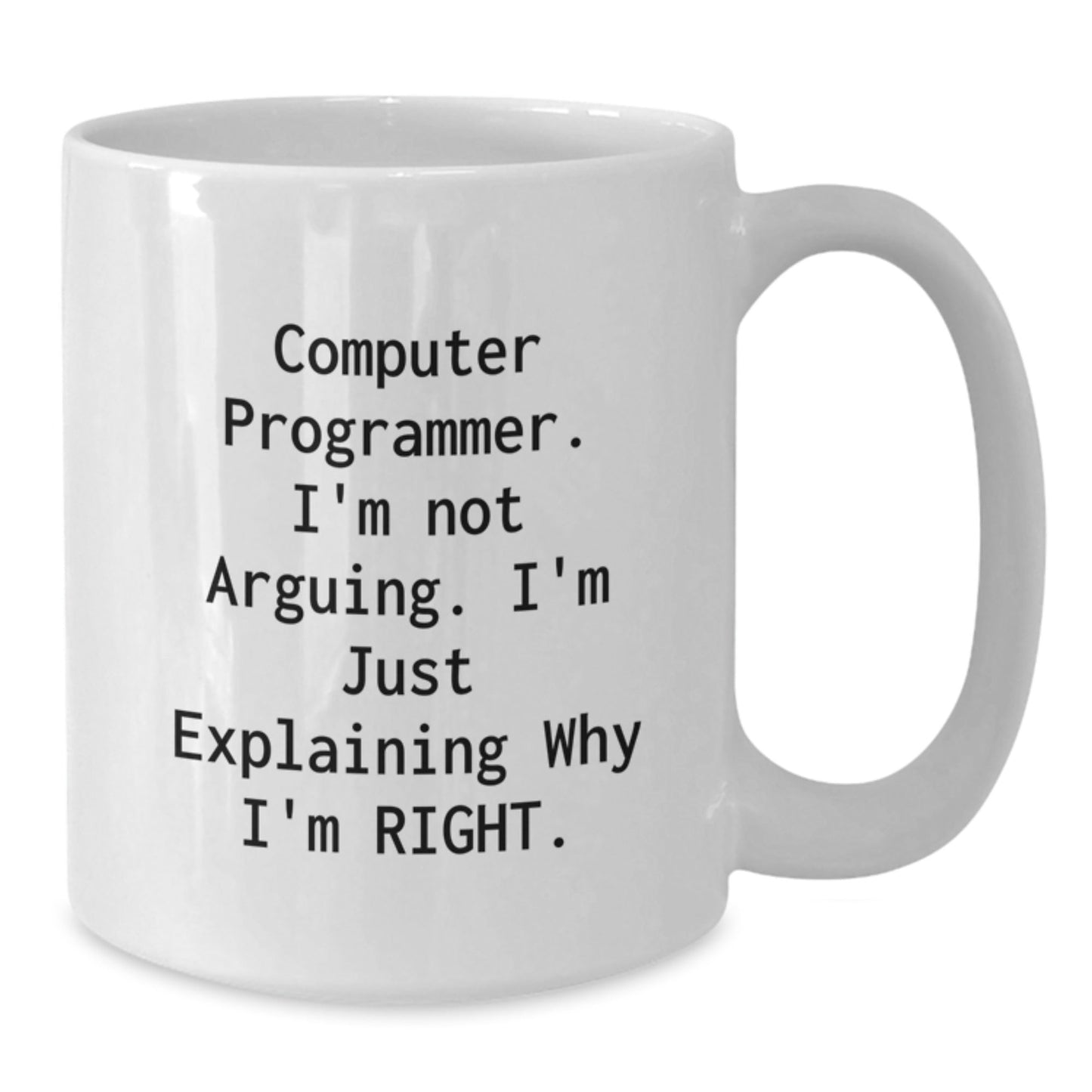 Funny Computer Programmer Gifts, White Coffee Mugs for Computer Programmer Friends, Christmas Unique Mugs from Friends to Computer Programmers - The Buy Boom