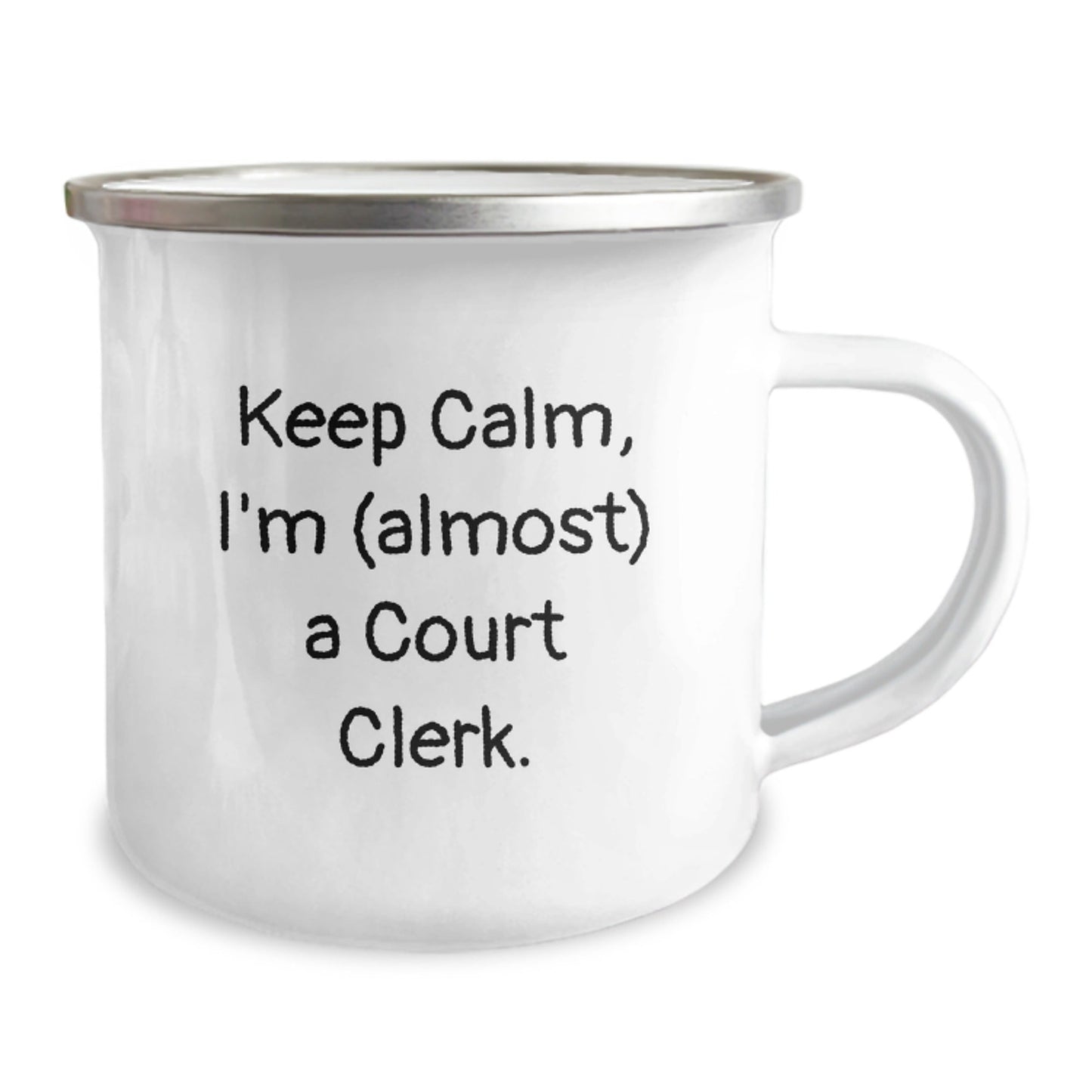 Funny Court Clerk Camping Mug, Gifts for Court Clerk, Unique Christmas Unique Gifts from Friends, Family, or Coworkers - The Buy Boom