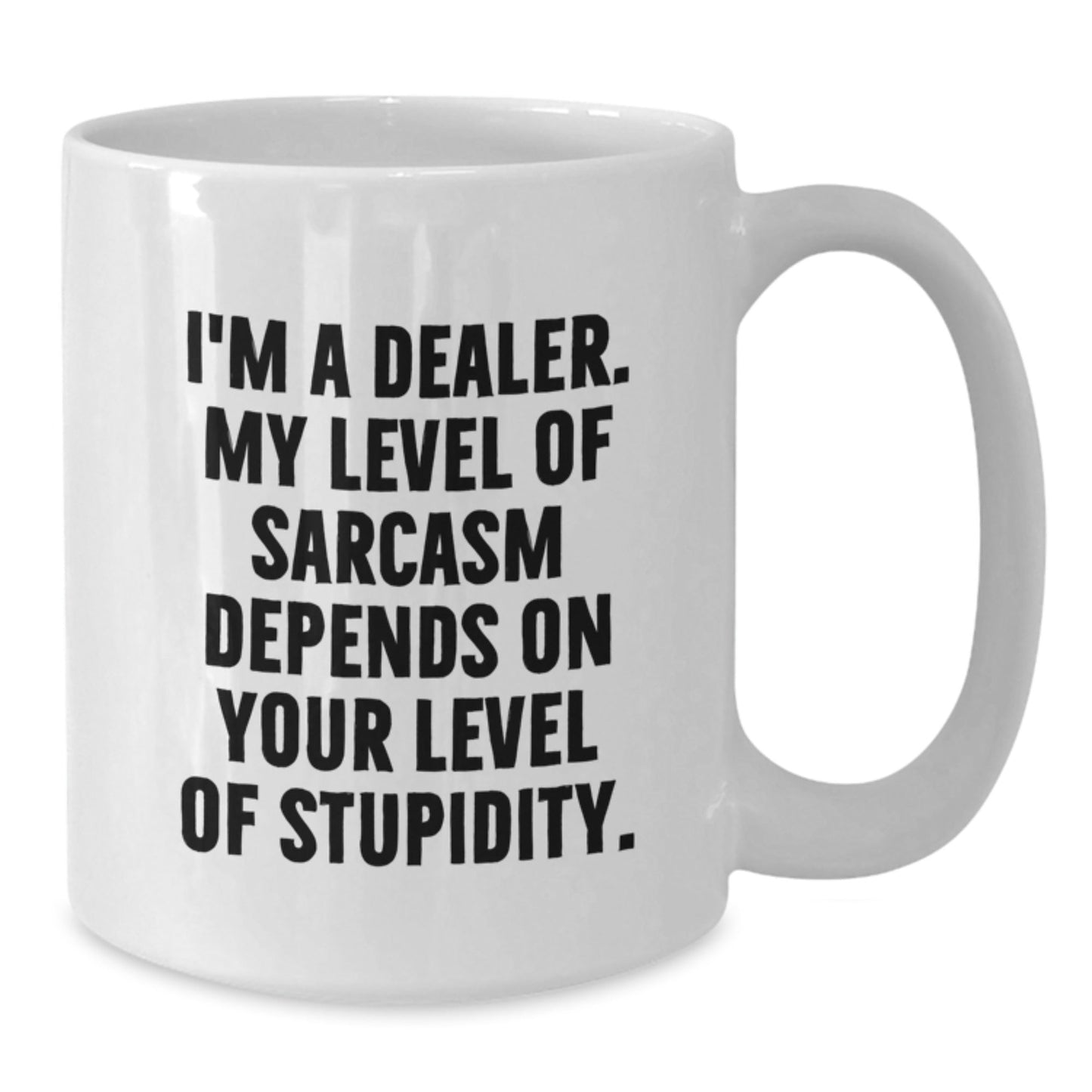 Funny Dealer Gifts from Friends, White Coffee Mug for Dealer, Perfect Christmas Unique Gifts for Men - The Buy Boom