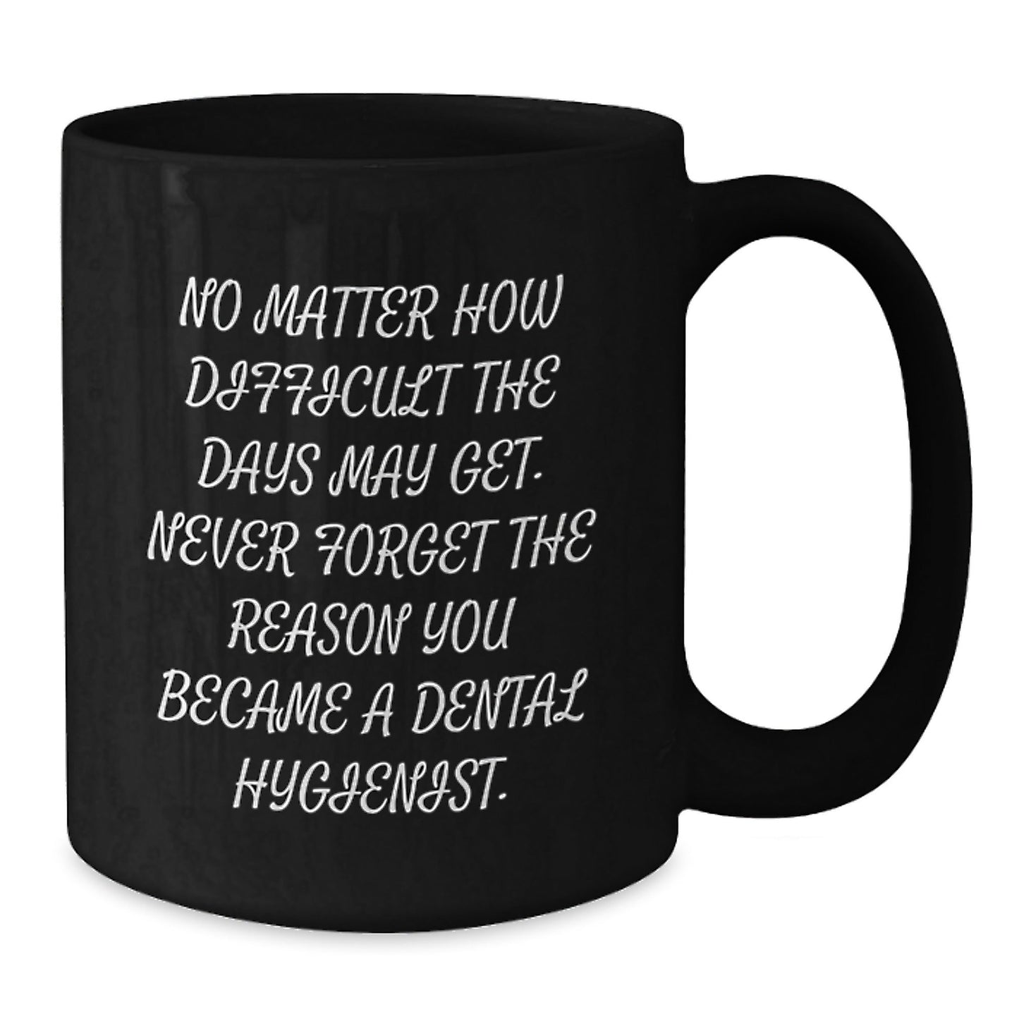 Funny Dental Hygienist Gifts from Friends, Unique Black Coffee Mugs for Dental Hygienist, Christmas Encouragement - The Buy Boom