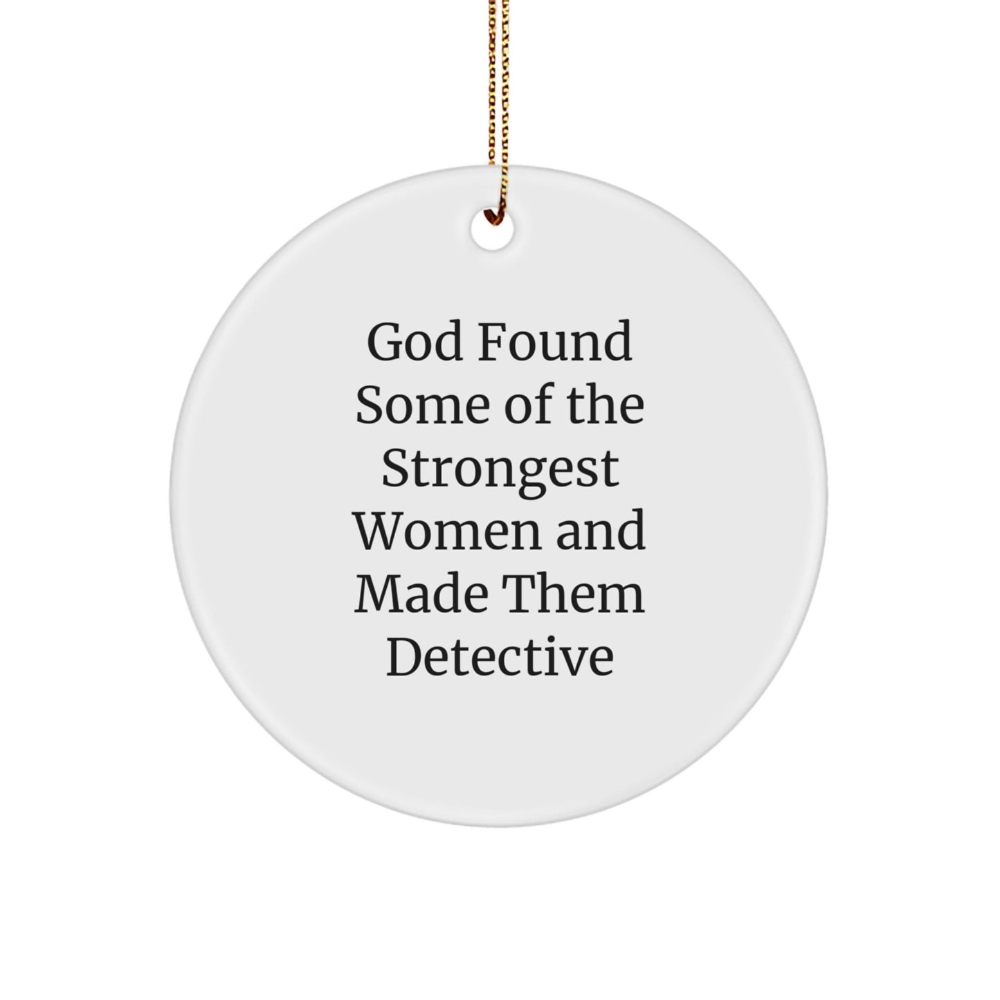 Funny Detective Circle Ornaments Gifts from Men, Women, Friends, Family for Detective, Men, Women, Friends, Family Christmas Unique Gifts - The Buy Boom