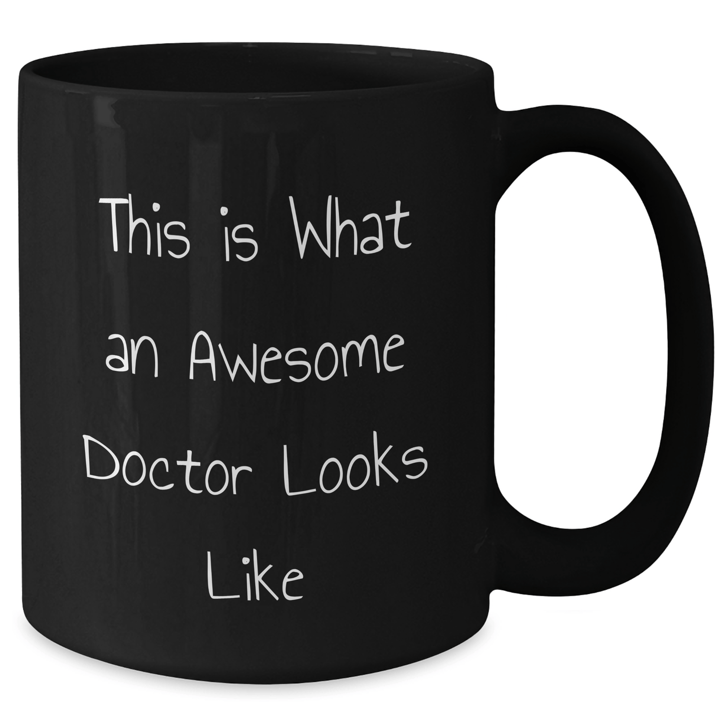Funny Doctor Gifts, Awesome Doctor Quote, Black Coffee Mug for Father's Day, Gifts from Family - Gifts for Doctor, Men, or Women - The Buy Boom