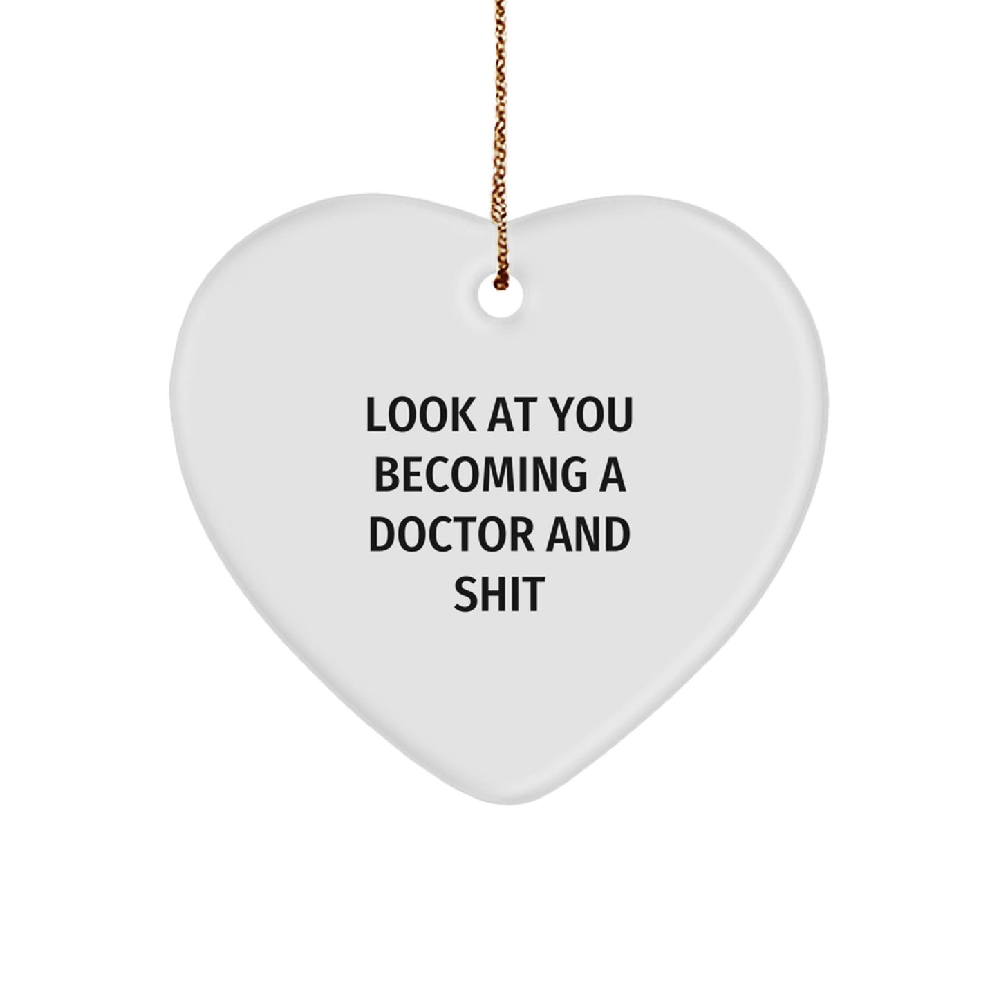 Funny Doctor Heart Ornament Gifts from Friends and Family for Men and Women Christmas Unique Decorations - The Buy Boom