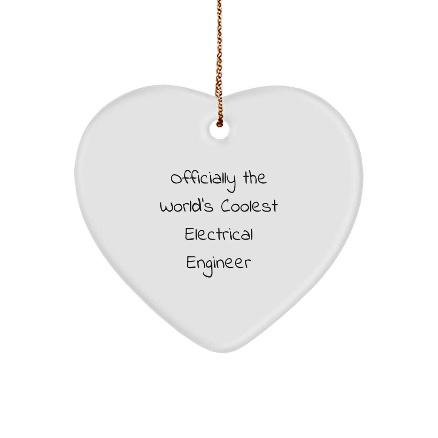 Funny Electrical Engineer Heart Ornament Gift from Friends for Christmas Unique Gifts - The Buy Boom