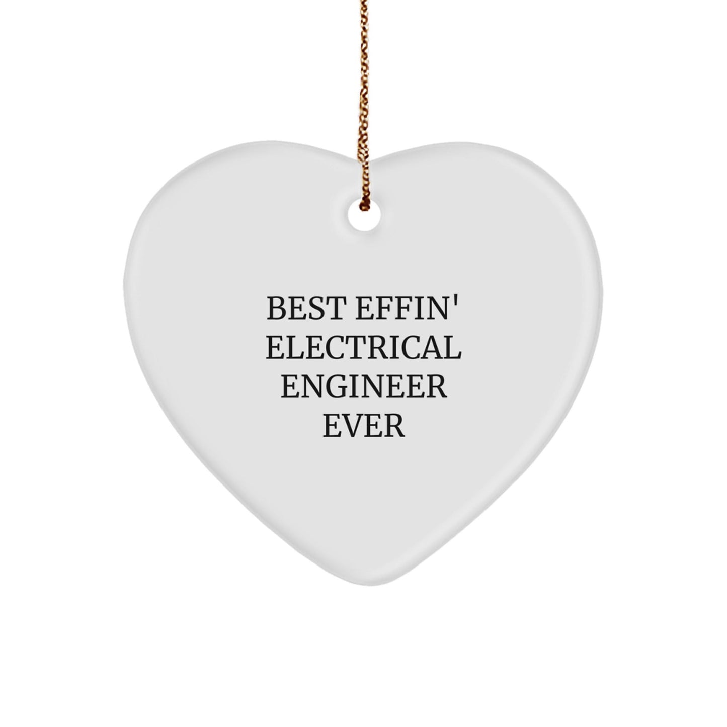 Funny Electrical Engineer Heart Ornaments for Men, Gifts from Friends to Electrical Engineer, Christmas Unique Gifts for Men - The Buy Boom