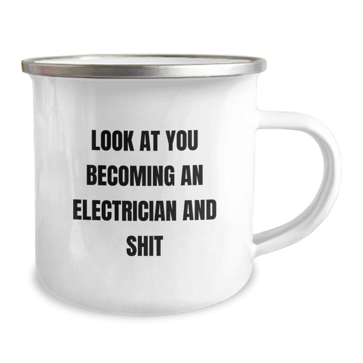 Funny Electrician Gifts from Friends for Electrician Men - Electrician Camping Mug for Christmas Unique Gifts - The Buy Boom