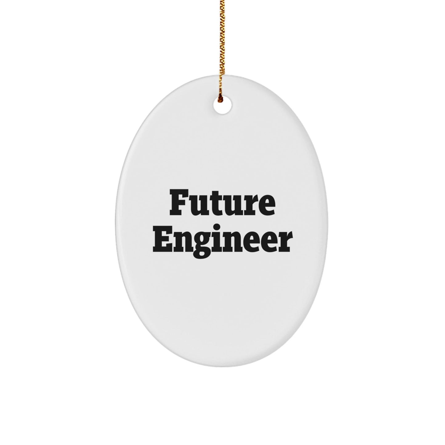 Funny Engineer Gifts for Engineer, Christmas Unique Gifts from Friends, Inspirational Oval Ornament for Engineer, Engineer Oval Shaped Ornament - The Buy Boom