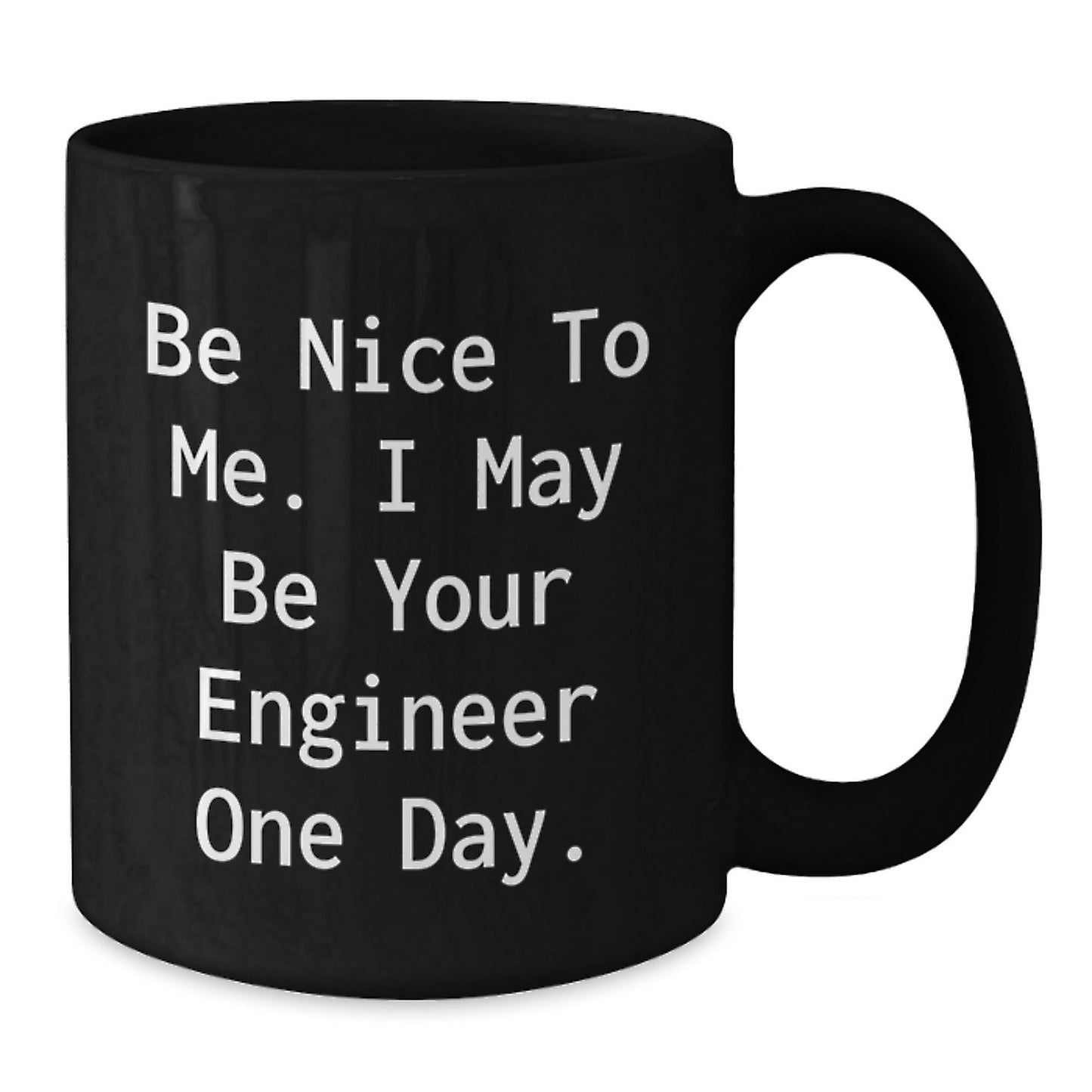 Funny Engineer Gifts from Men to Engineer Friends - Black Coffee Mug Christmas Unique - The Buy Boom