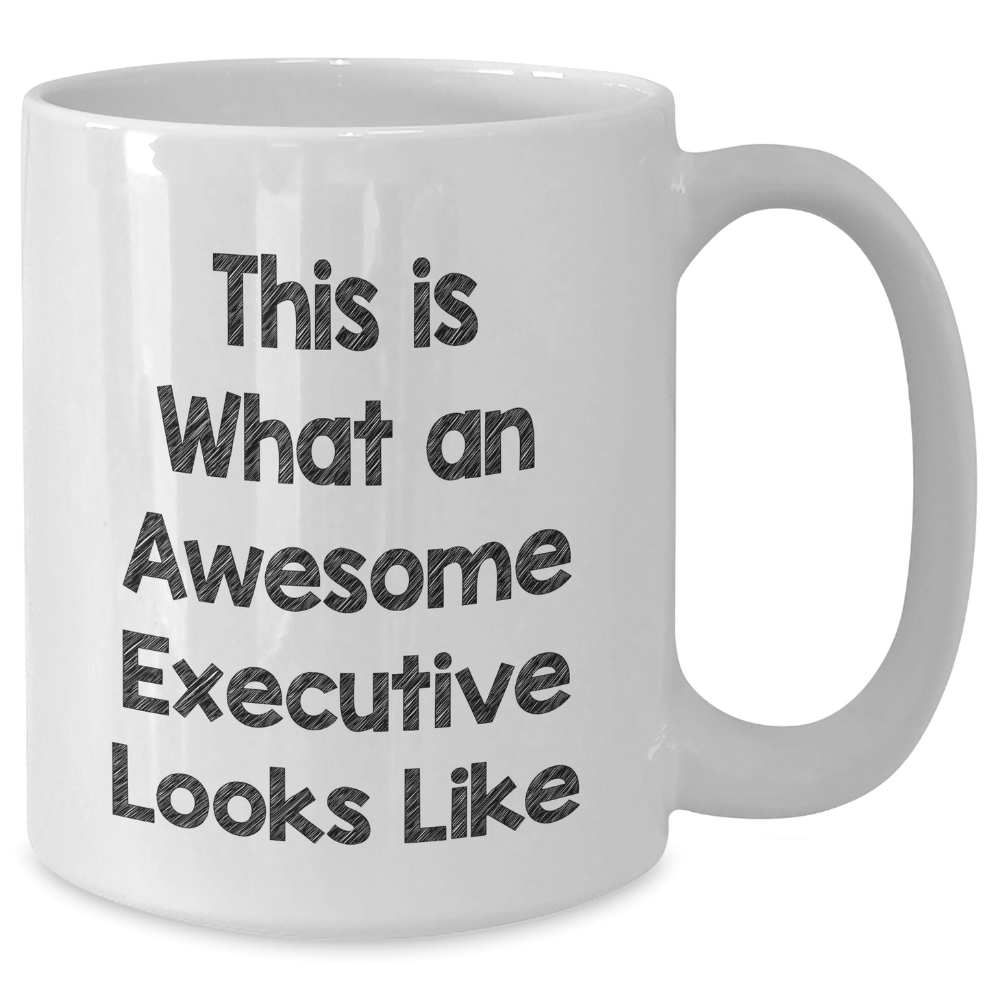Funny Executive Gifts for Him, 'This Is What An Awesome Executive Looks Like' White Coffee Mug, Father's Day Unique Gifts from Men to Executive Friends and Coworkers - The Buy Boom