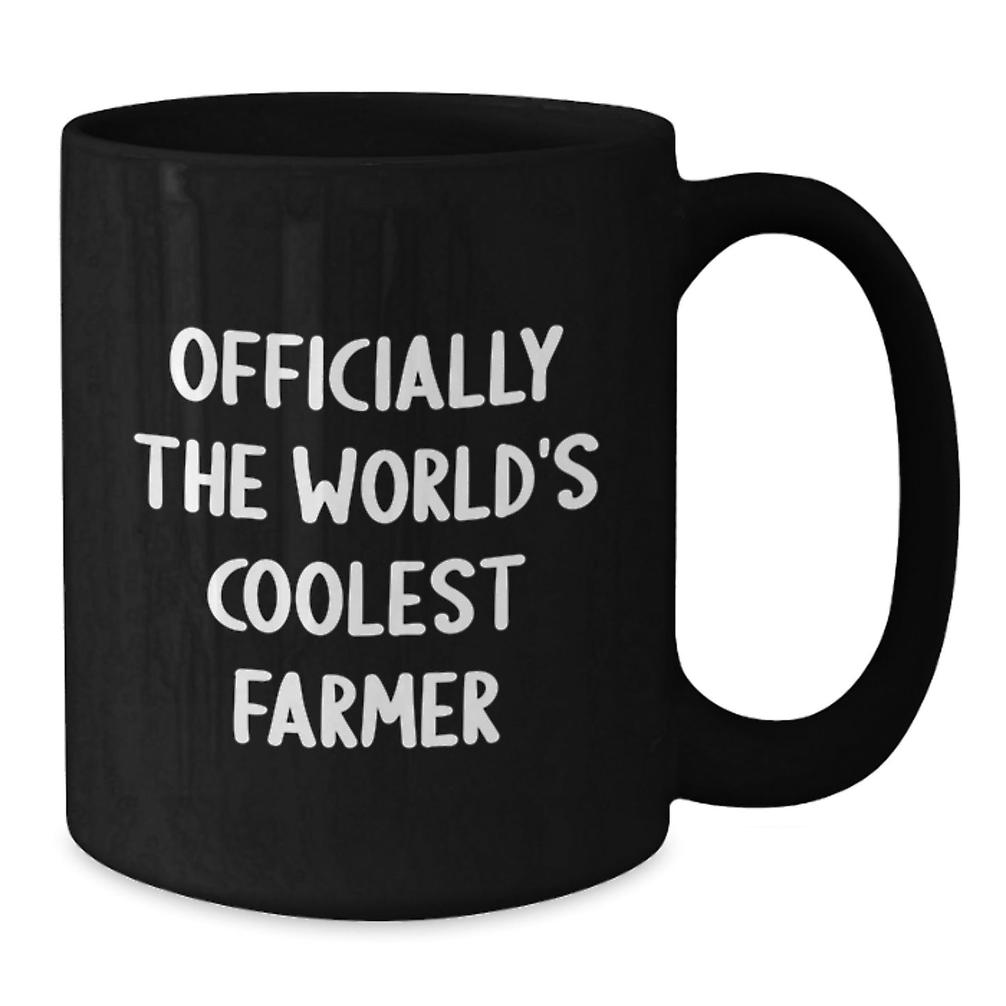 Funny Farm Gifts for Men, Officially The World's Coolest Farmer, Black Coffee Mug, Ideal Gift from Friends or Family for Christmas - The Buy Boom