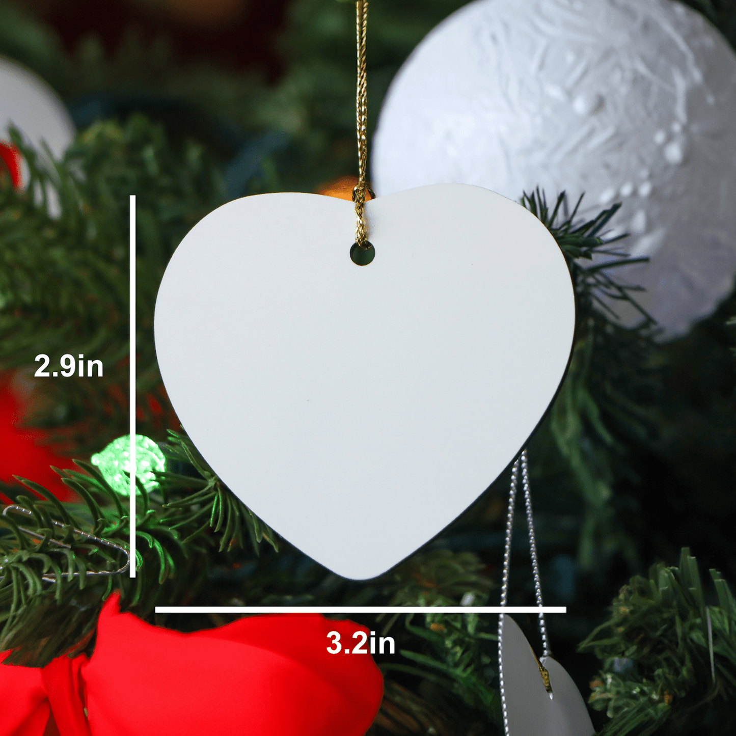 Funny Fiance Gifts, Best Fiance Ever Heart Ornament, Christmas Unique Gifts for Men from Men, Fiance Heart Ornament for Him - The Buy Boom