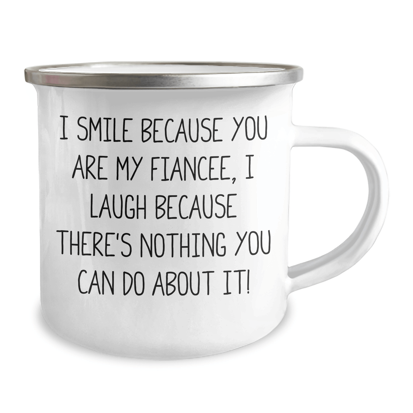 Funny Fiancee Gifts for Him or Her, Camping Mug with Inspirational Quote, Graduation Unique Gifts from Men to Women, Friends to Family - The Buy Boom