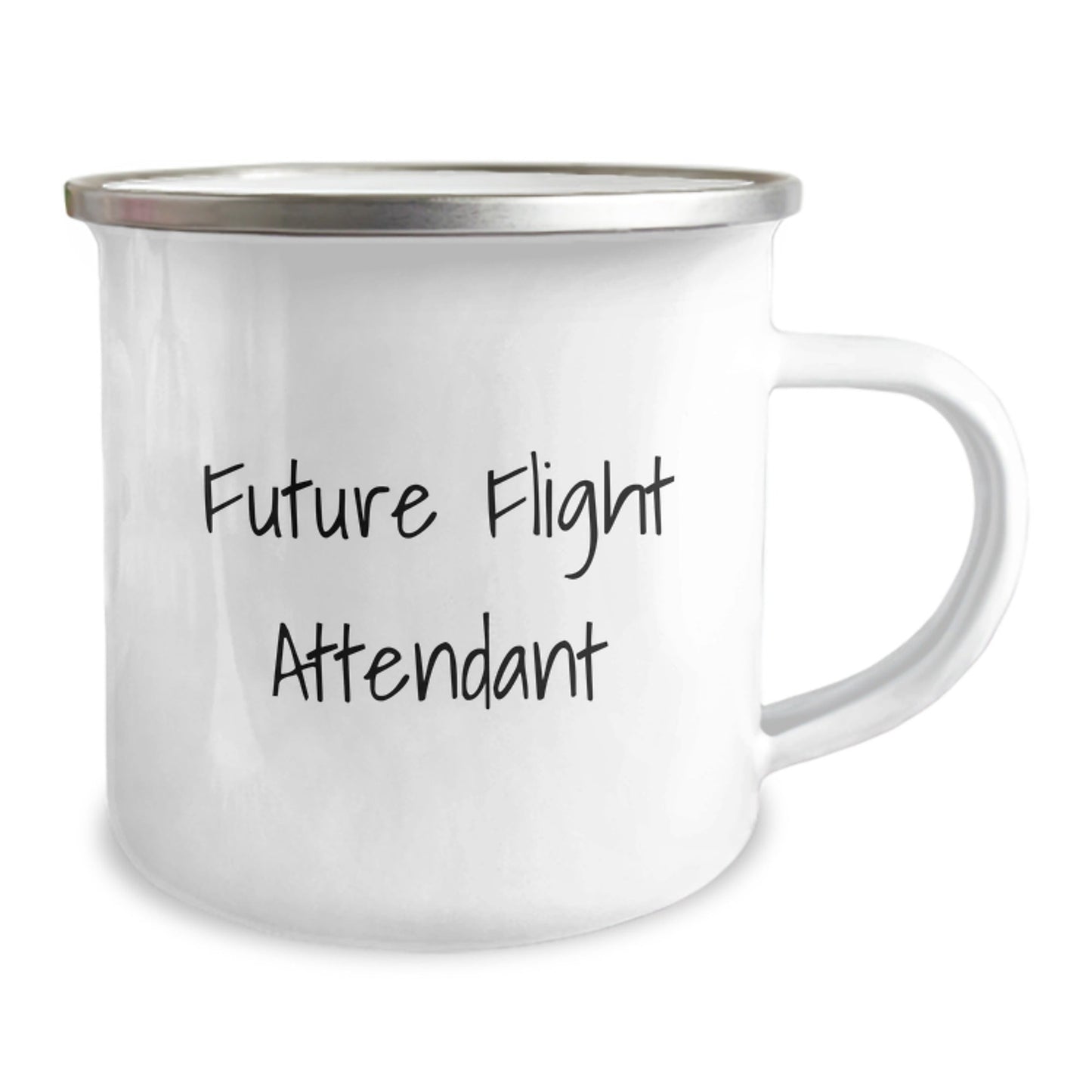 Funny Flight Attendant Gifts from Friends, Unique Camping Mug for Future Flight Attendant, Inspirational Christmas Unique Gifts - The Buy Boom