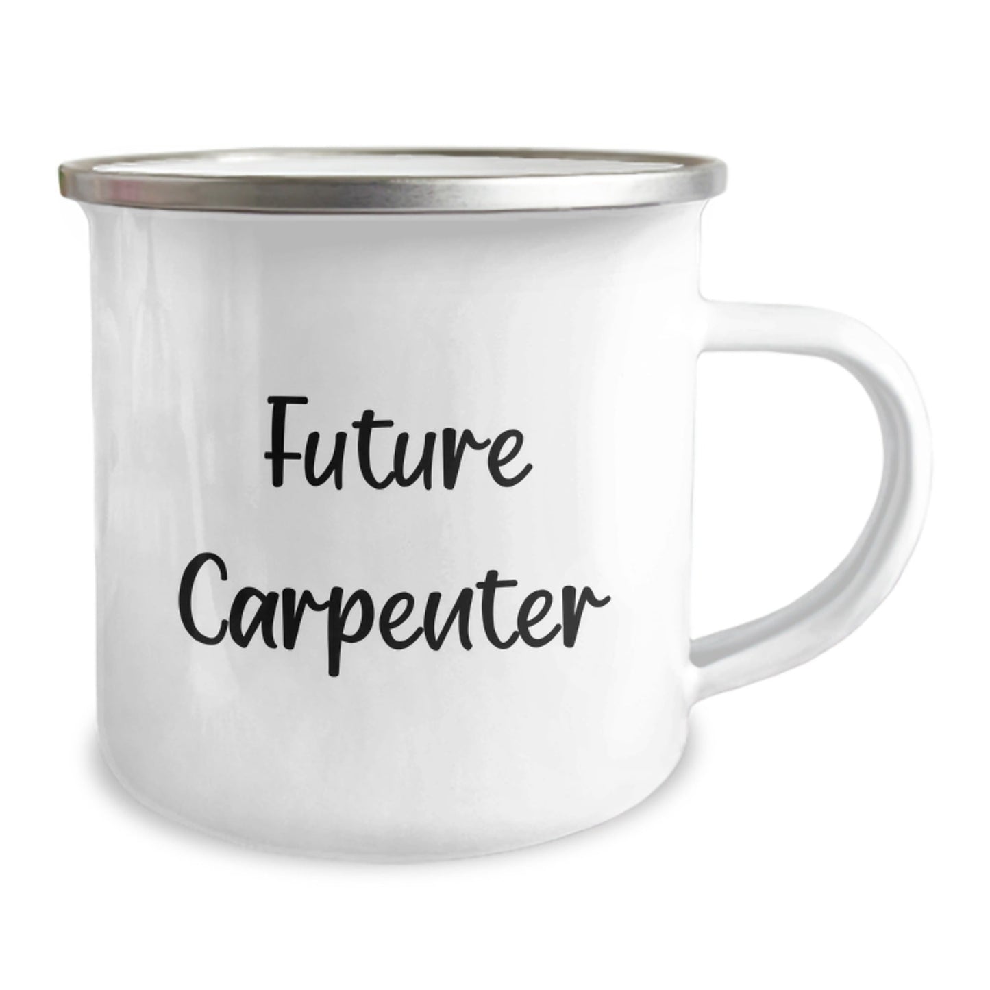 Funny Future Carpenter Gifts from Dad, Christmas Unique Camping Mug for Him, Inspirational Quote - The Buy Boom