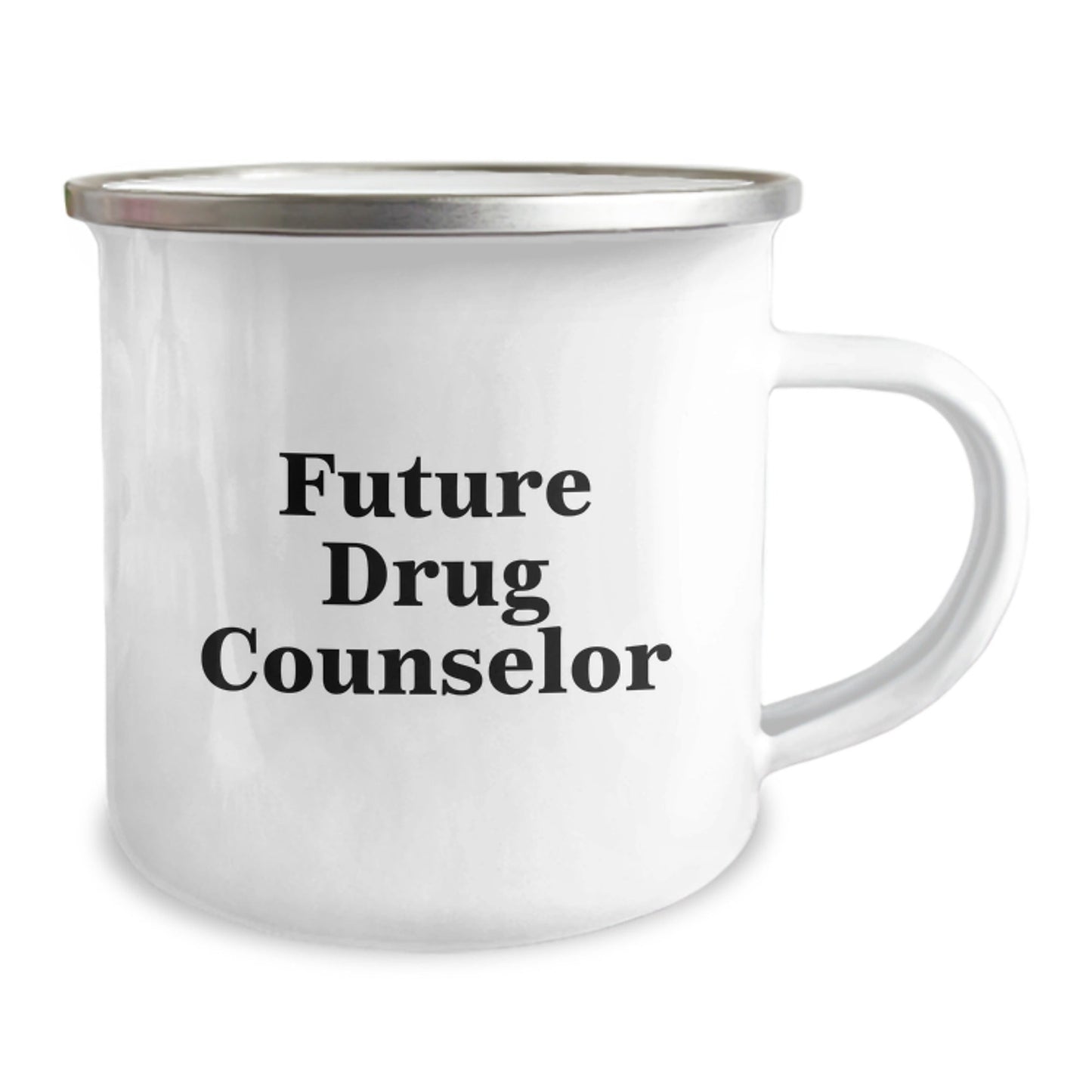 Funny Future Drug Counselor Gifts from Family - Unique Christmas Unique Gifts for Men - Stainless Steel Camping Mug - The Buy Boom