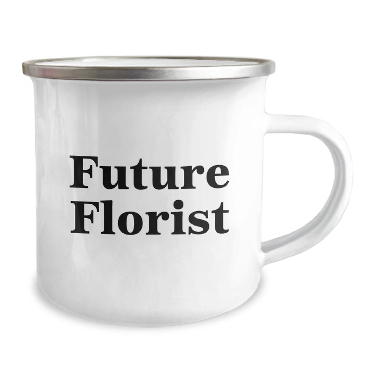 Funny Future Florist Gifts from Family for a Florist Camping Mug this Christmas - The Buy Boom