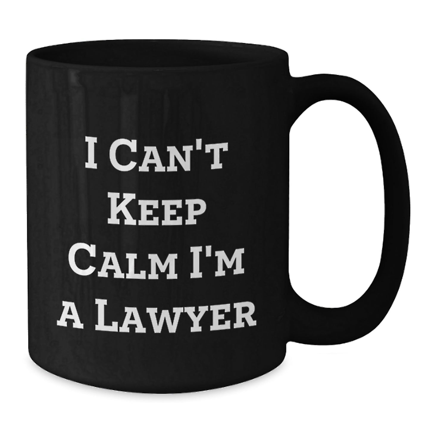 Funny Gifts for Lawyers - I Can't Keep Calm I'm A Lawyer Black Coffee Mugs - Lawyer Gifts from Friends and Family - Christmas Unique Mugs for Men and Women - The Buy Boom