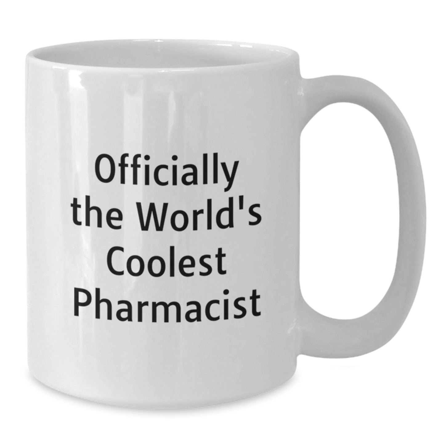 Funny Gifts for Pharmacist - Officially The World's Coolest Pharmacist White Coffee Mug, Christmas Unique Presents from Friends - The Buy Boom
