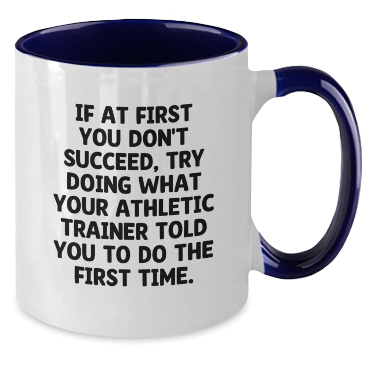 Funny Gifts from Athletic Trainer Lovers for Athletes - Two Tone Coffee Mug Inspirations - The Buy Boom