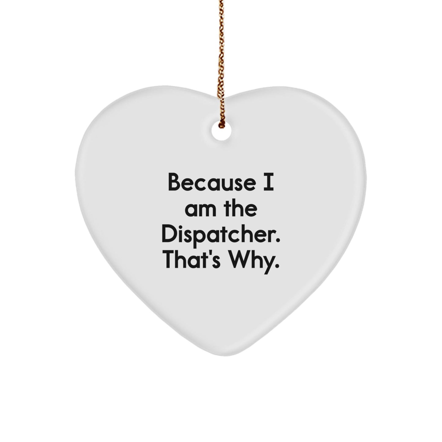 Funny Heart Ornament Gifts from Men to Dispatcher Friends Coworkers Christmas - The Buy Boom