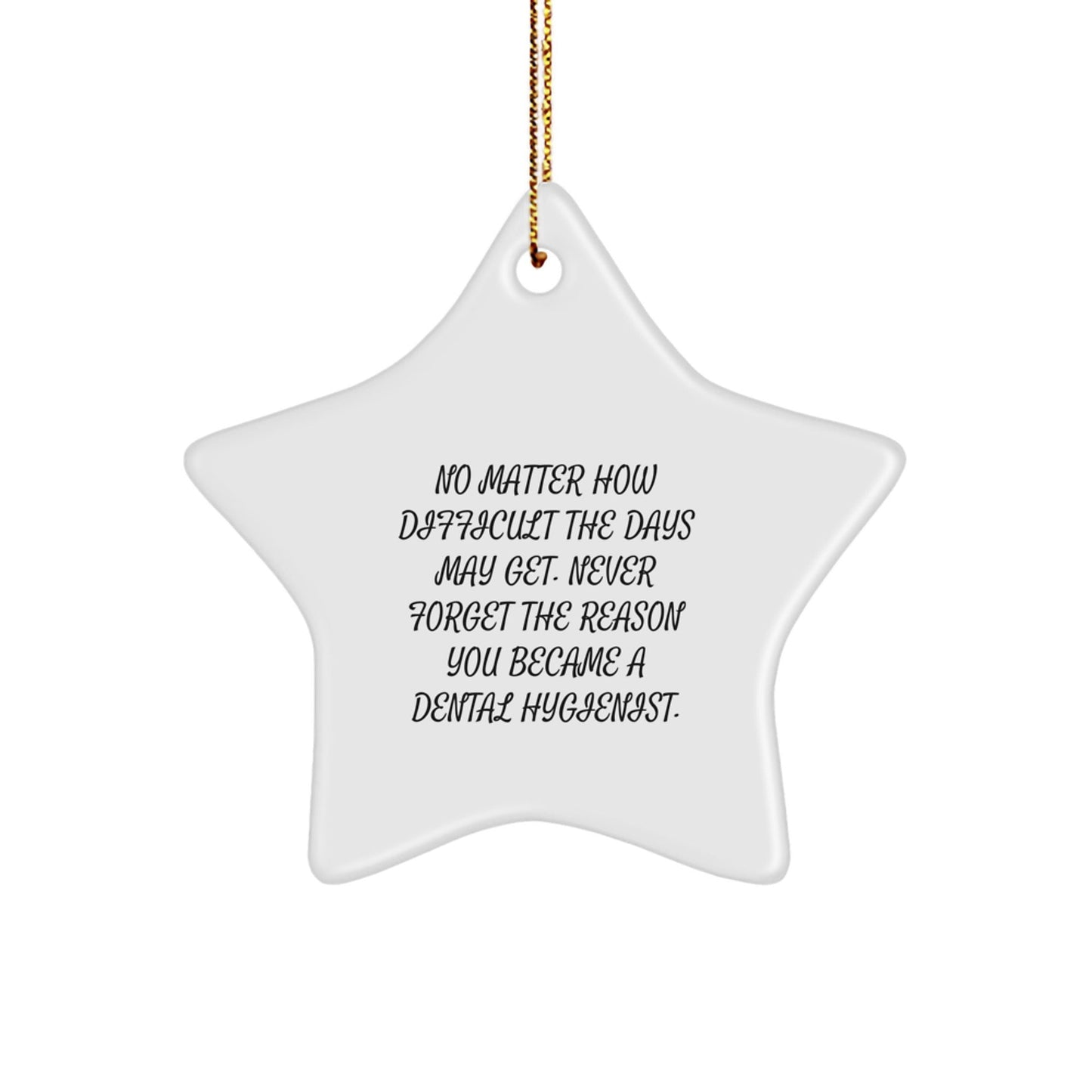 Funny Inspirational Dental Hygienist Gifts from Friends for Christmas Star Ornament, Gifts for Dental Hygienist Men Women - The Buy Boom