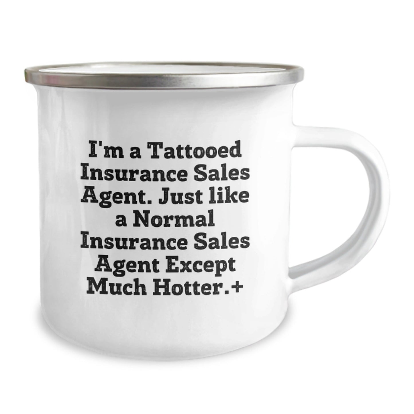 Funny Insurance Sales Agent Gifts from Men, Gifts for Insurance Sales Agent, Unique Graduation Camping Mug - The Buy Boom