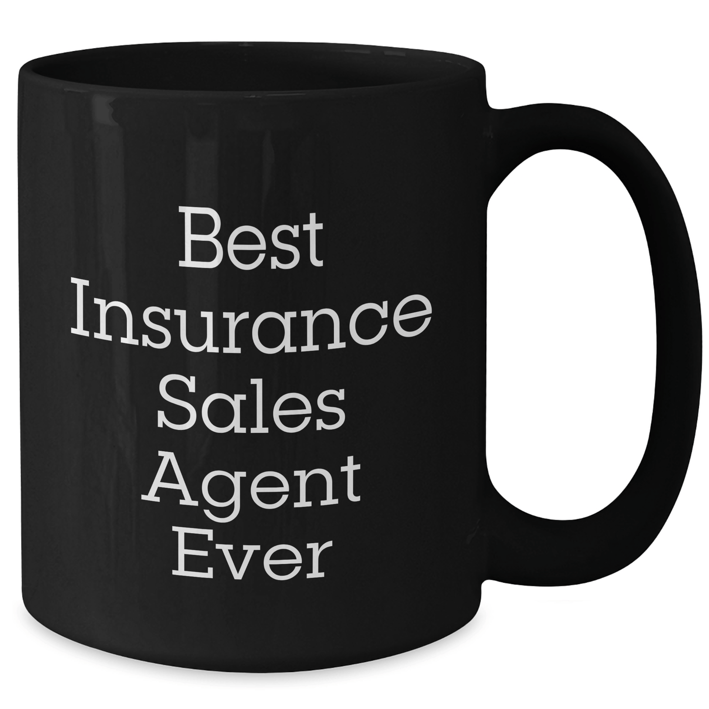 Funny Insurance Sales Agent Gifts from Men to Best Insurance Sales Agent Ever on Father's Day, Black Coffee Mug - The Buy Boom
