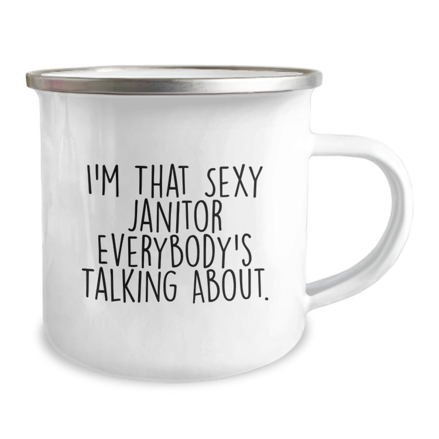 Funny Janitor Gifts from Men to Janitor, Camping Mugs for Janitor, Christmas Unique Gifts - The Buy Boom