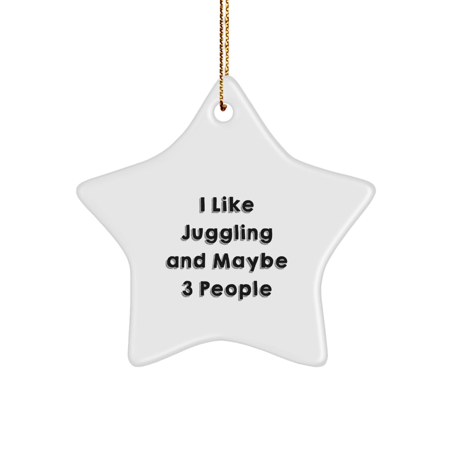 Funny Juggling Star Ornaments, Gifts from Friends, Family, or Coworkers for Juggling Enthusiasts, Christmas Unique Gifts - The Buy Boom