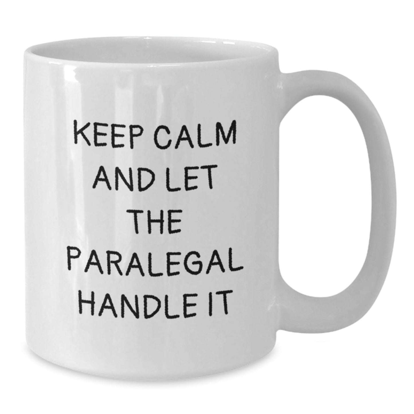 Funny Keep Calm Paralegal Gifts from Friends for Men and Women Birthday Unique White Coffee Mug - The Buy Boom