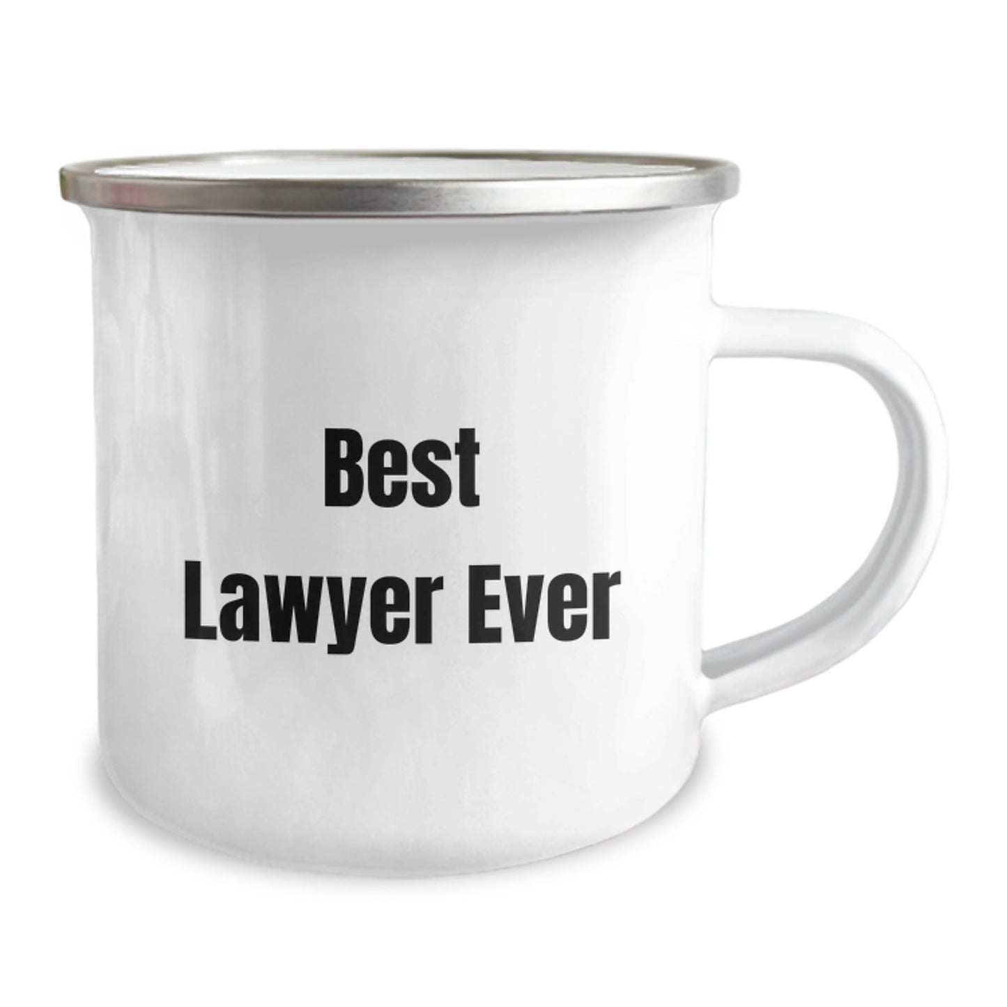 Funny Lawyer Gifts for Men, Best Lawyer Ever Camping Mug, 12 oz Stainless Steel with Enamel Finish, Graduation Unique Gifts from Family to Coworkers, Perfect for Lawyer Enthusiasts - The Buy Boom