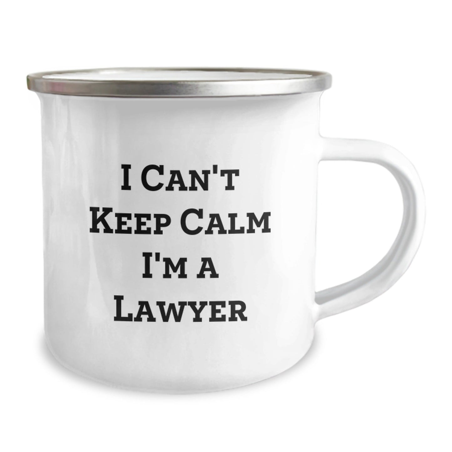 Funny Lawyer Gifts from Friends for Lawyer Men, Christmas Unique Presents for Lawyers, I Can't Keep Calm I'm A Lawyer Camping Mug - The Buy Boom