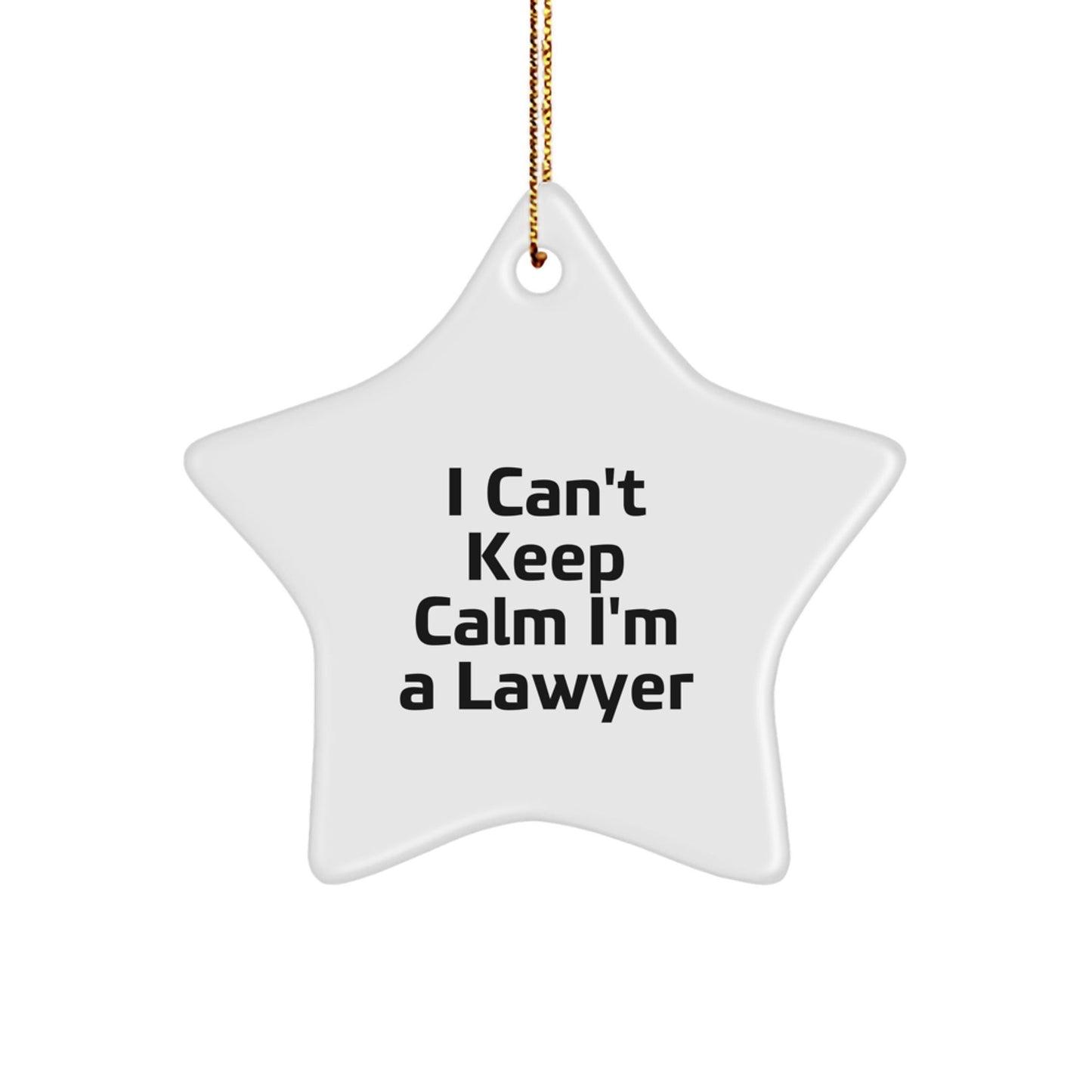 Funny Lawyer Star Ornament Gifts from Friends or Family Members for Lawyer Men or Women at Christmas Unique Gifts - The Buy Boom