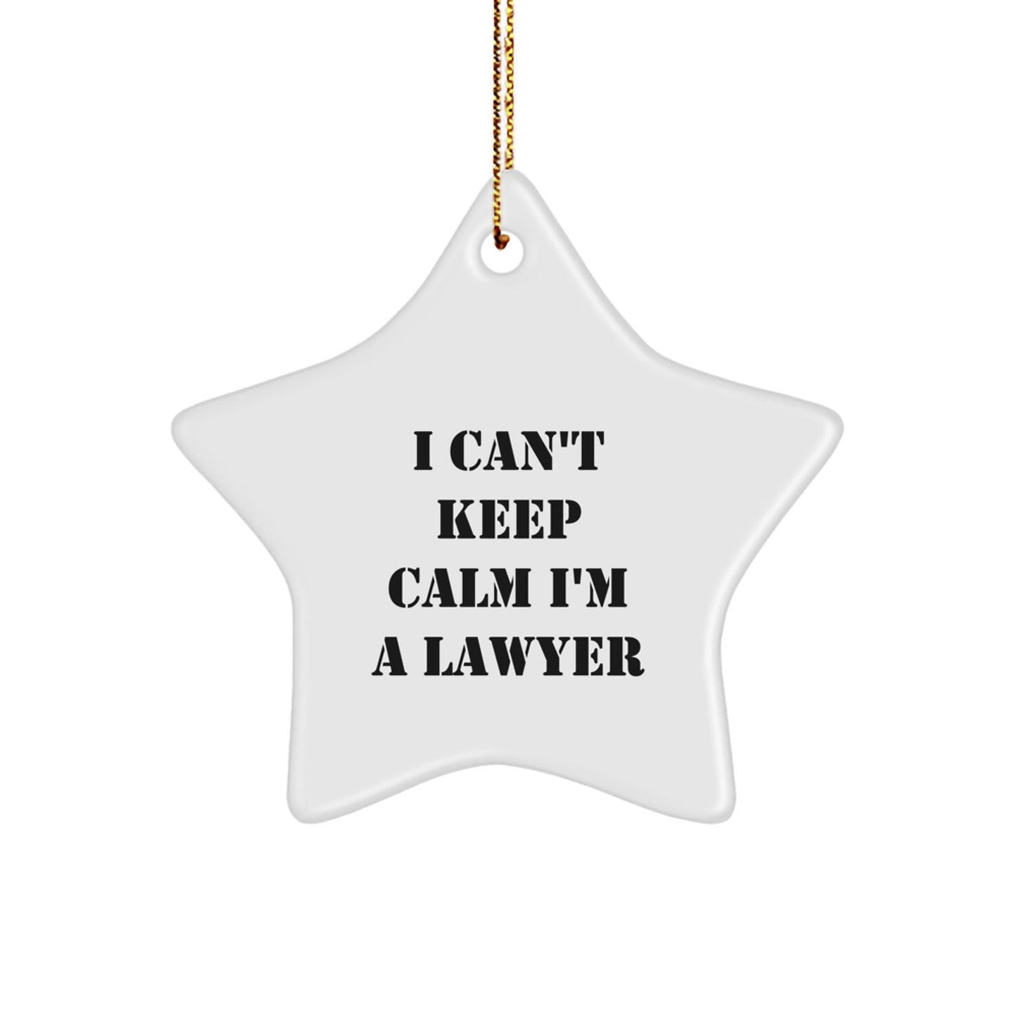Funny Lawyer Star Ornament Gifts from Men to Women for Christmas Unique Lawyer Friends - The Buy Boom
