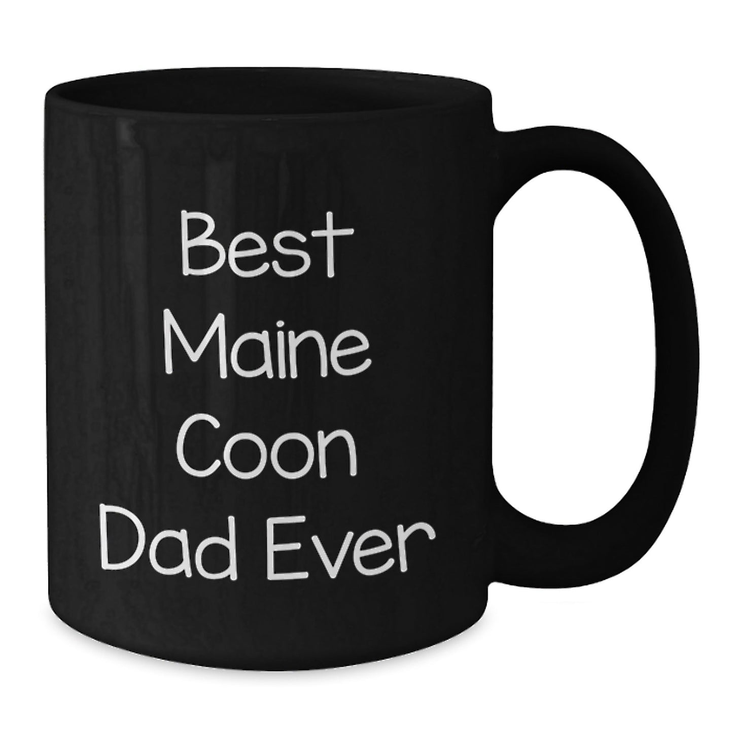 Funny Maine Coon Cat Dad Gifts from Friends and Family for Graduation - Best Maine Coon Cat Ever Black Coffee Mug - The Buy Boom